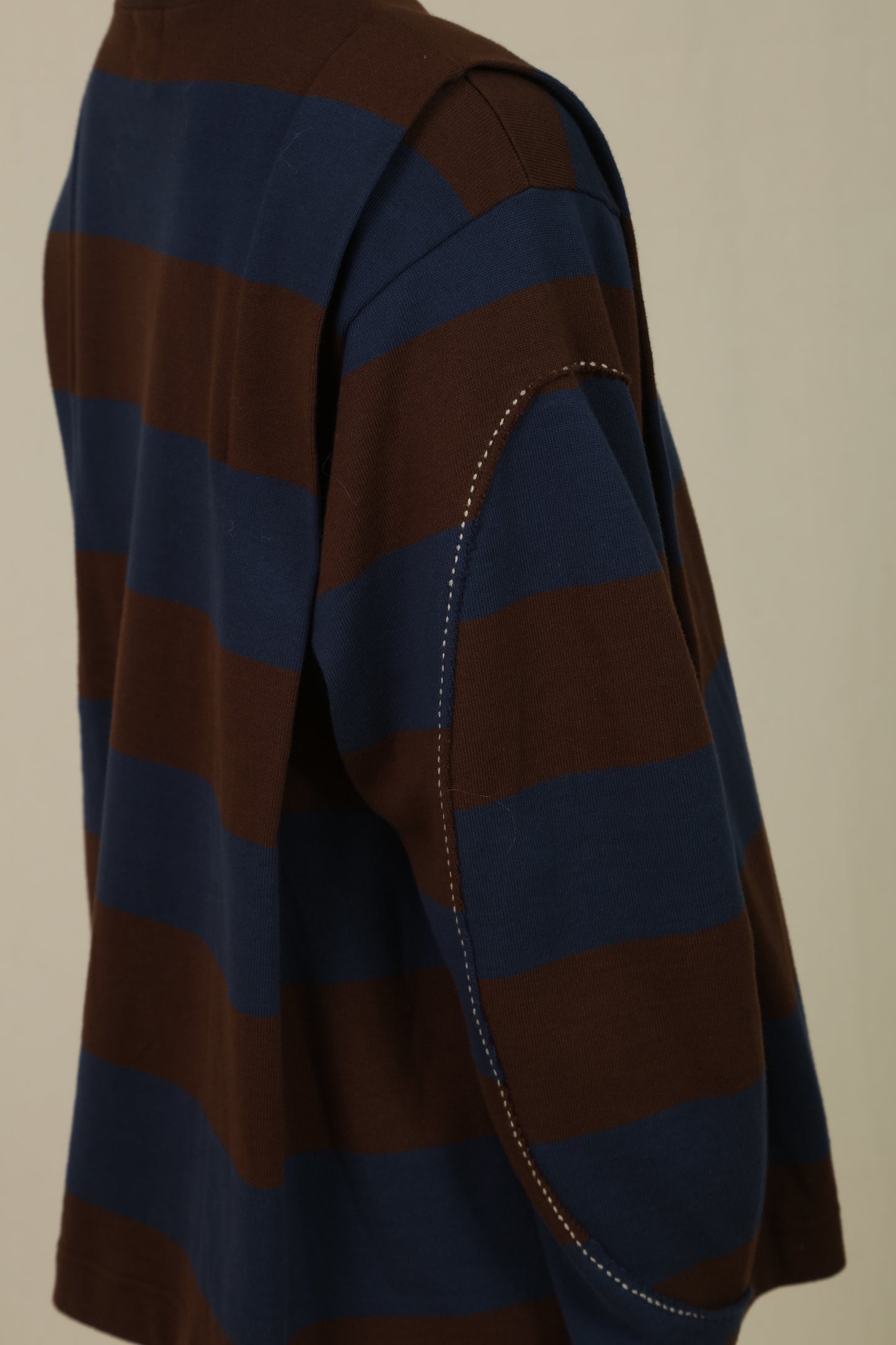 Border big sleeve tee