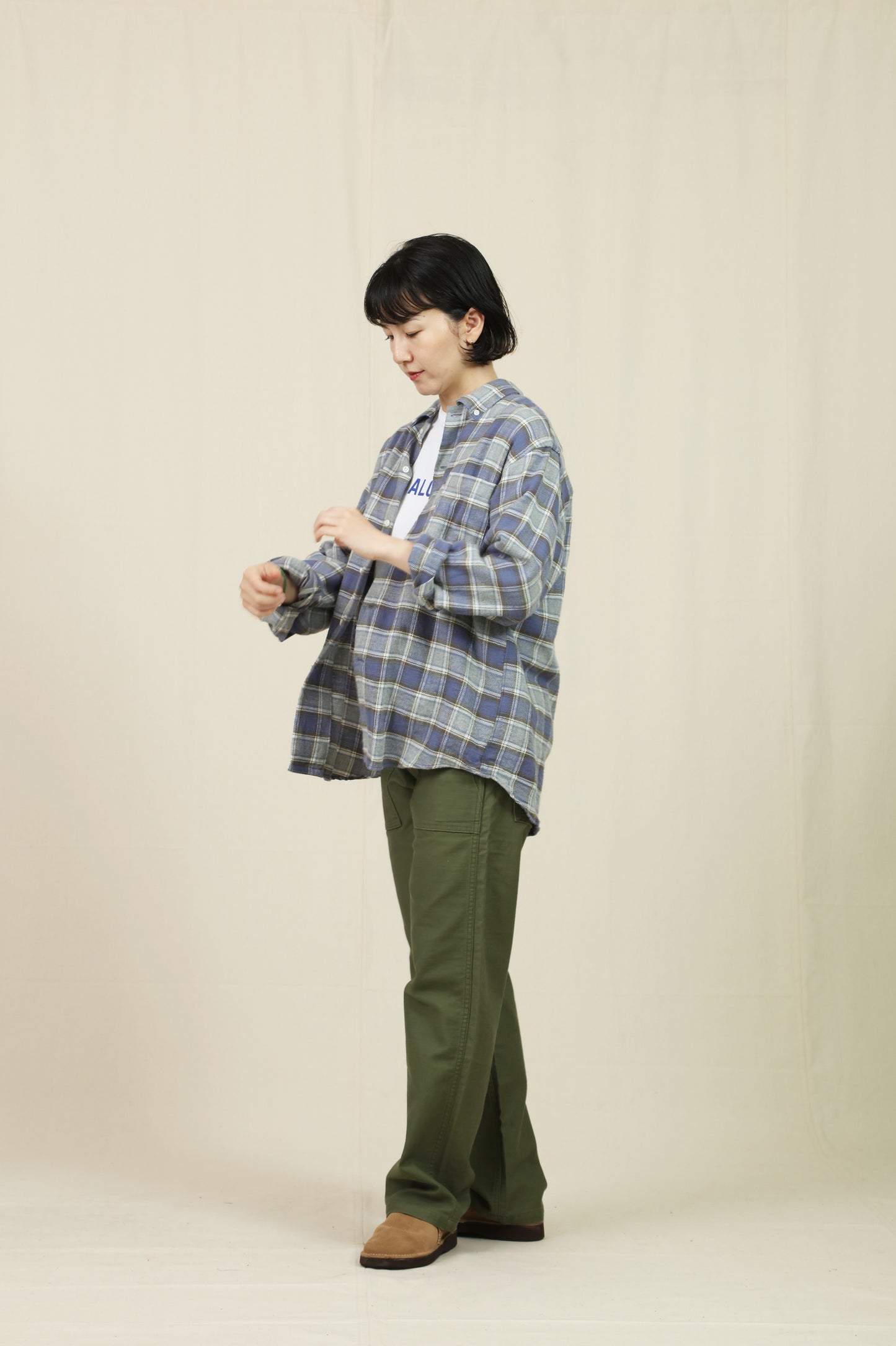 Slip on shirt, New West Coast button down shirt