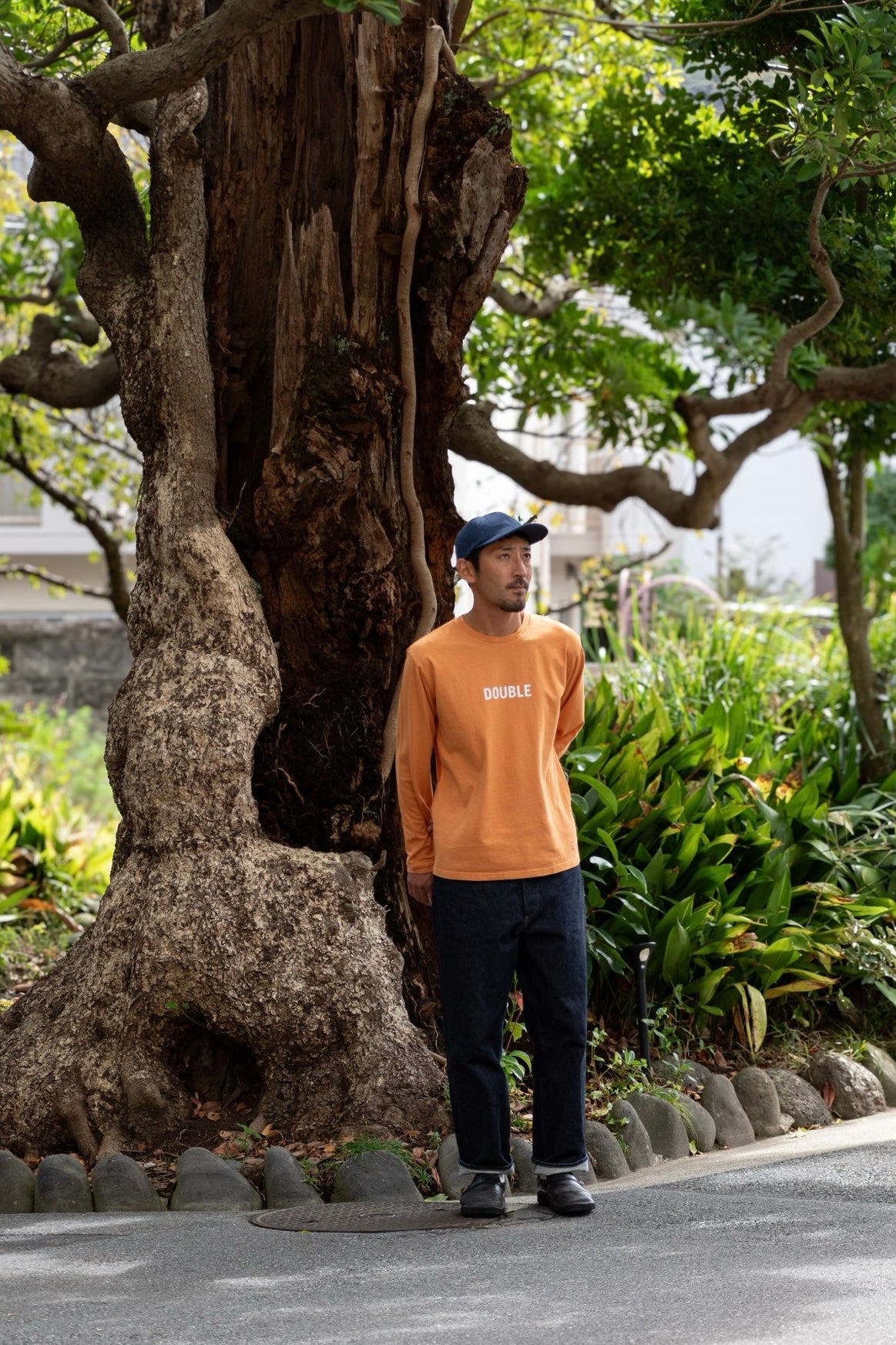 Long sleeve T-shirt / DOUBLE-RAINBOW