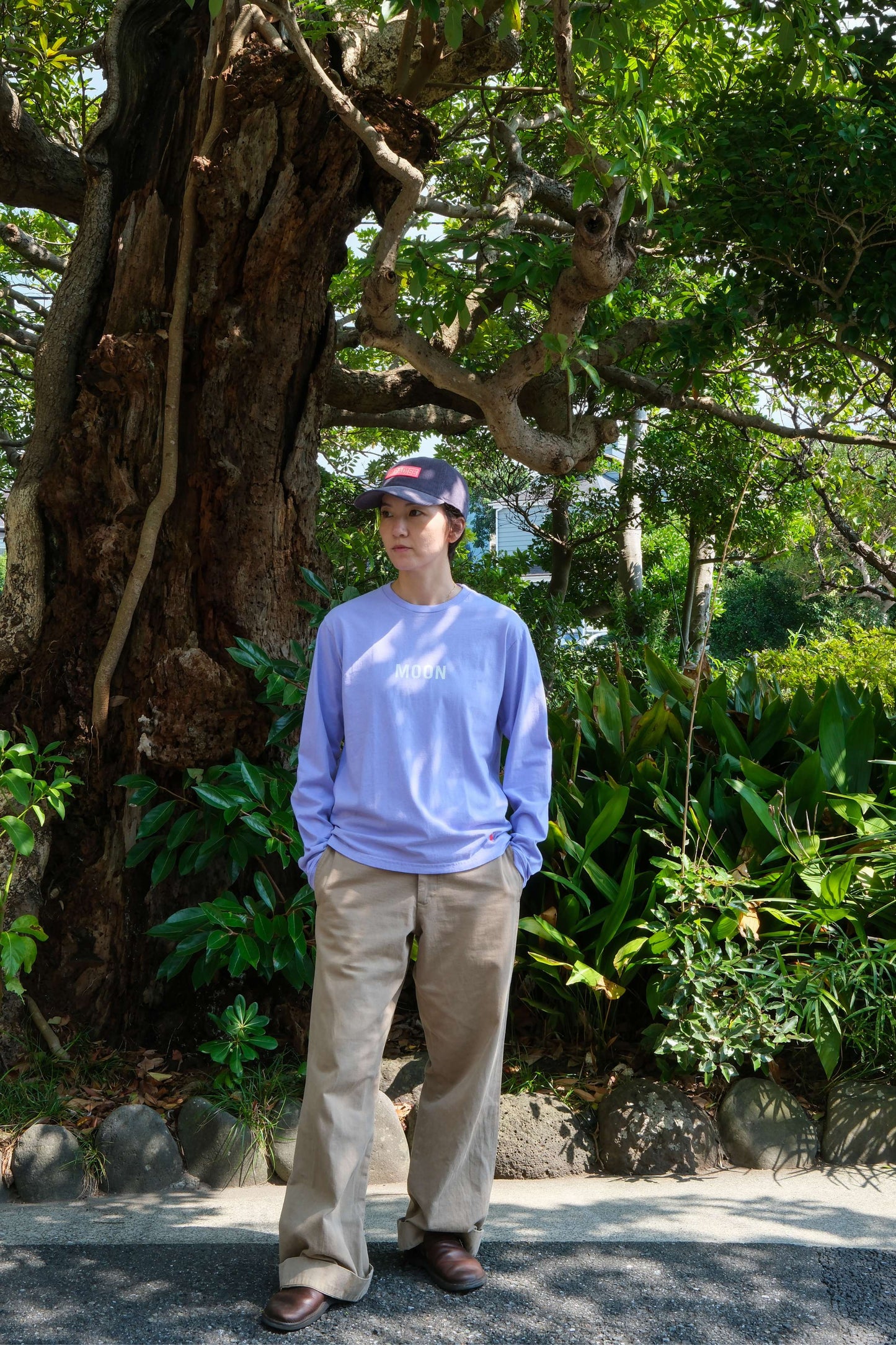 Long sleeve T-shirt/ MOON - SHINE