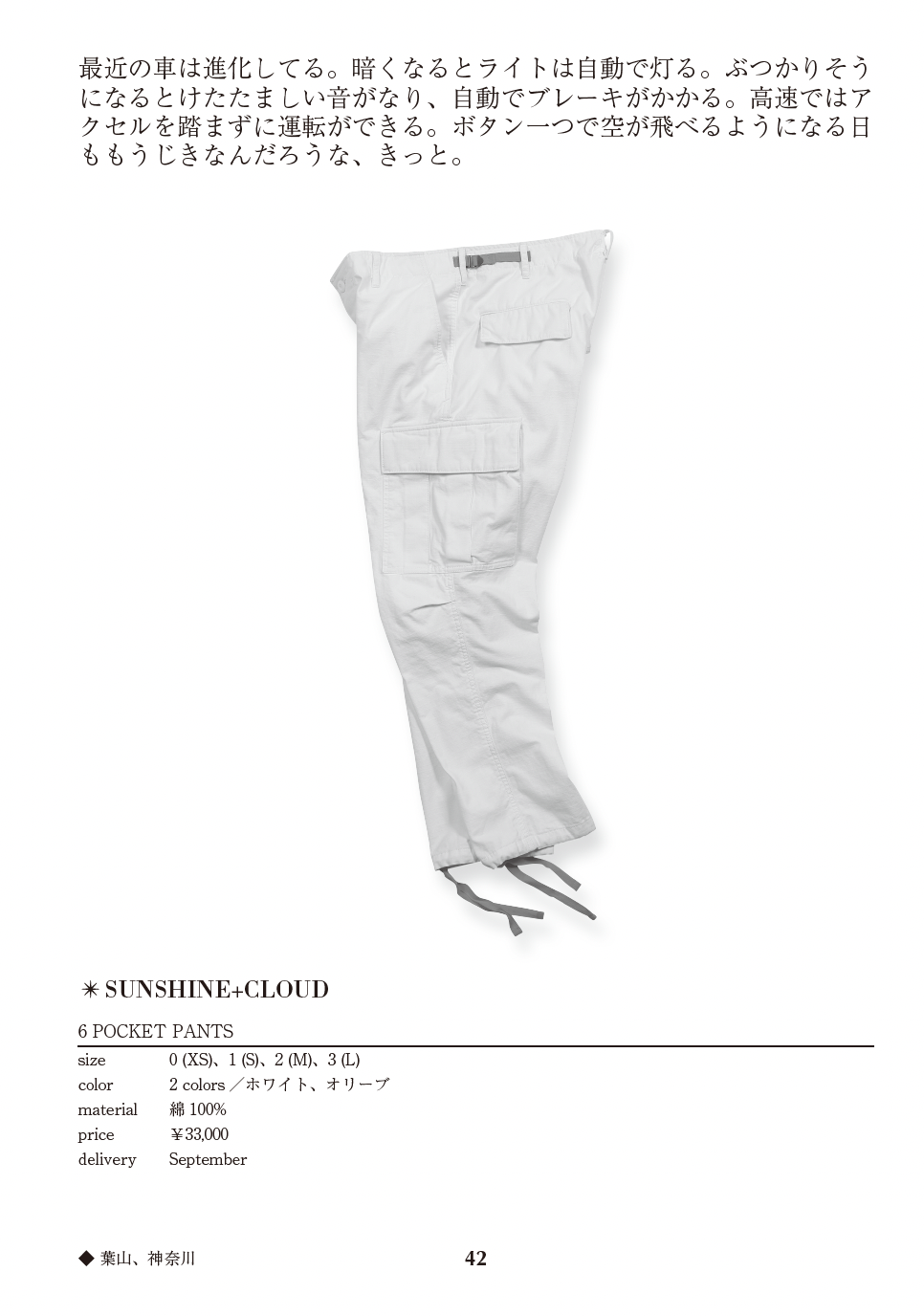 6 POCKET PANTS