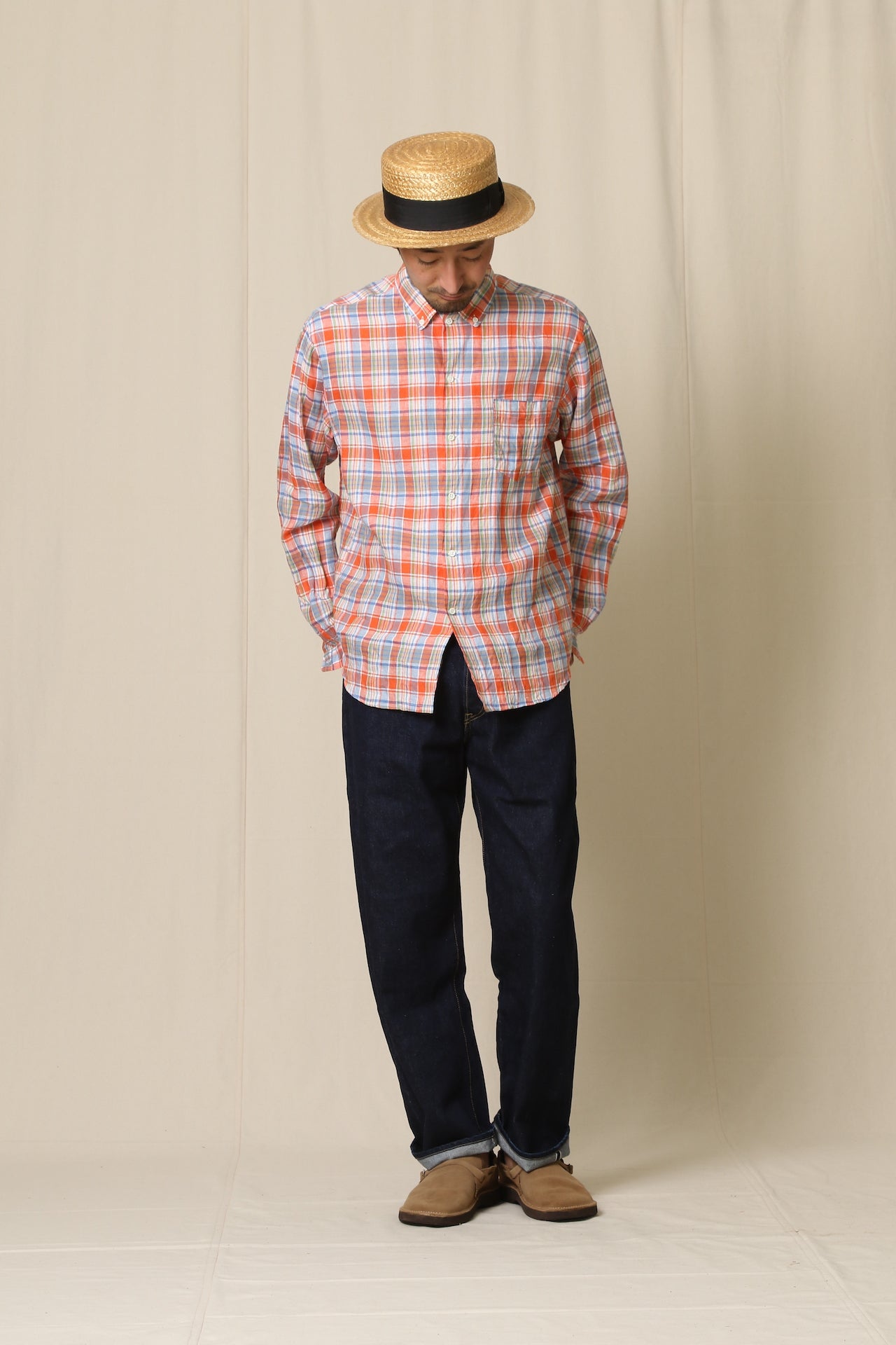 Slip on shirt, New West Coast button down shirt,Open standa shirts