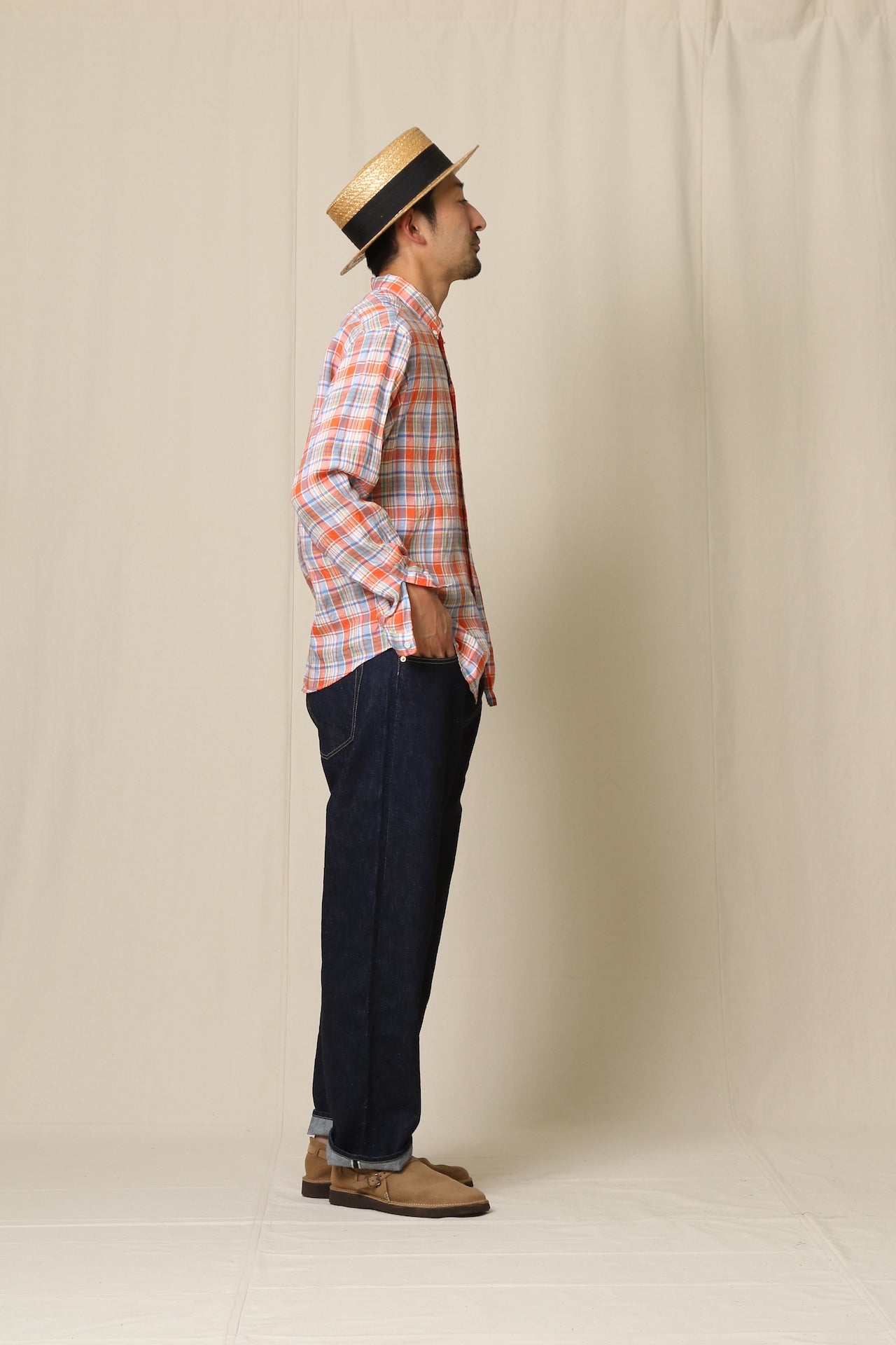 Slip on shirt, New West Coast button down shirt,Open standa shirts