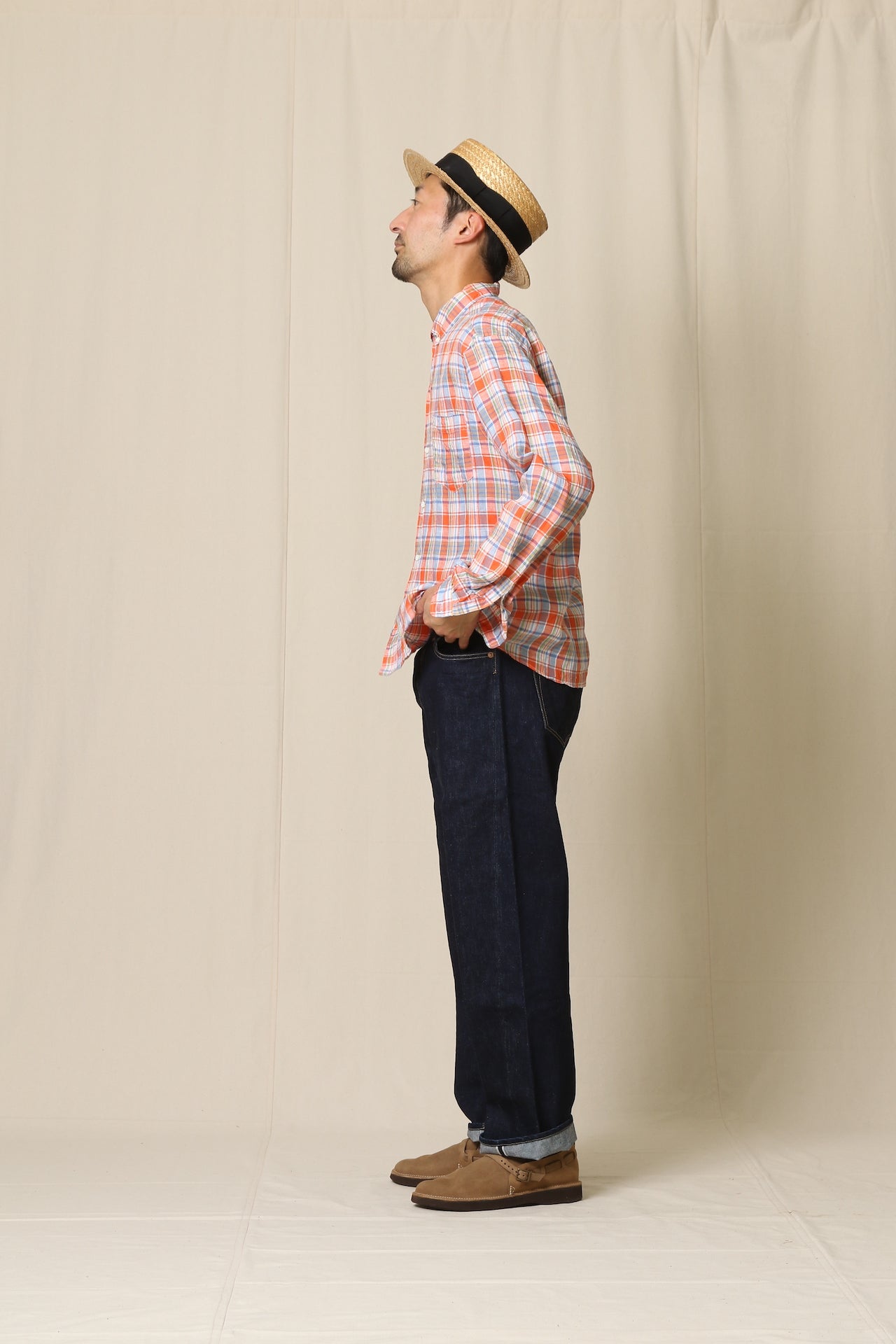 Slip on shirt, New West Coast button down shirt,Open standa shirts