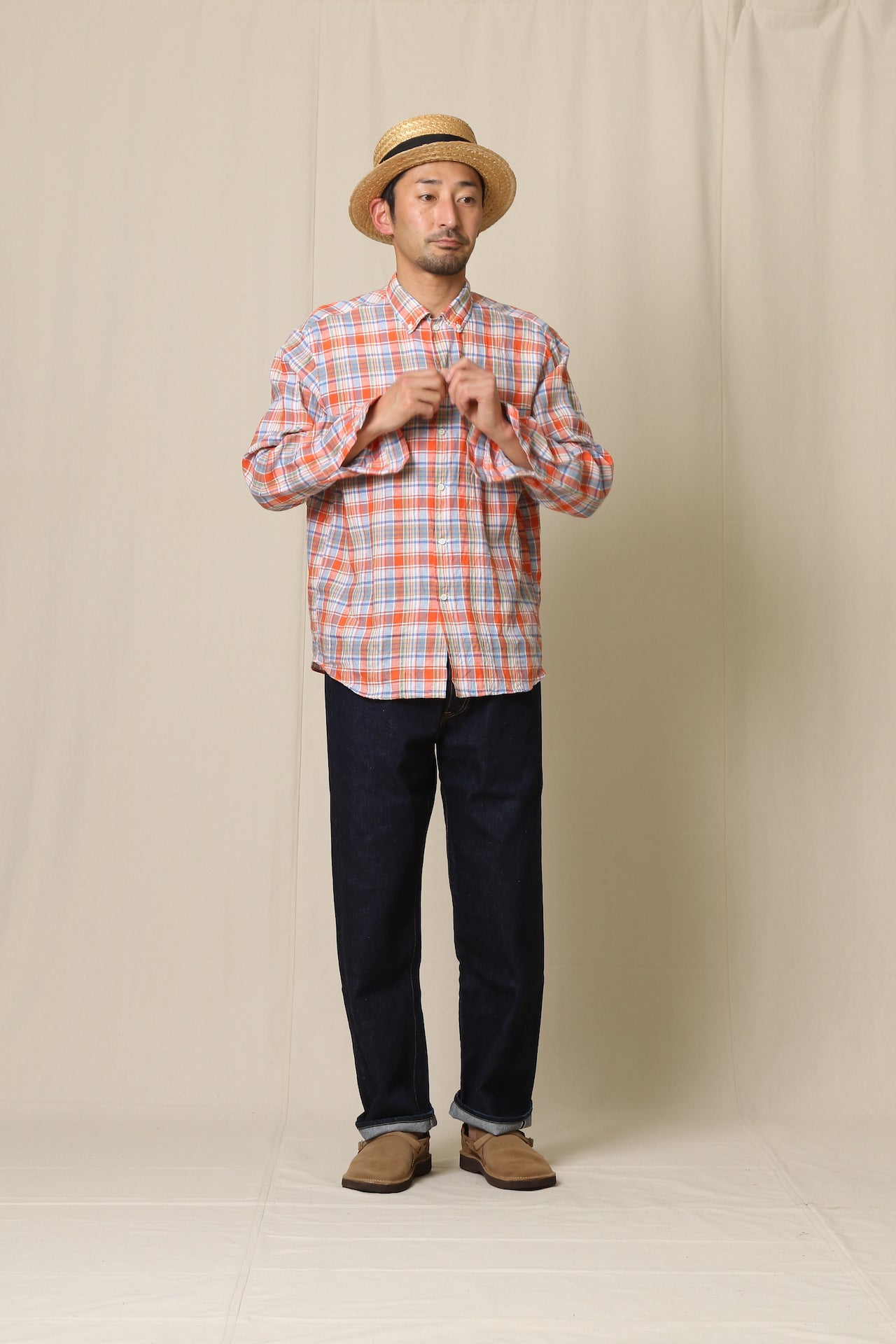 Slip on shirt, New West Coast button down shirt,Open standa shirts