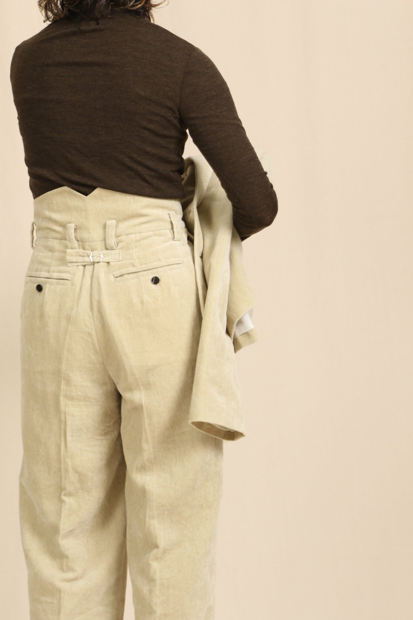 Paper velvet China pants