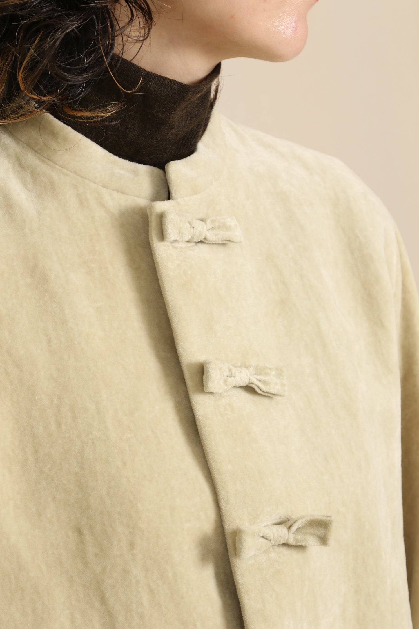 Paper velvet China jacket
