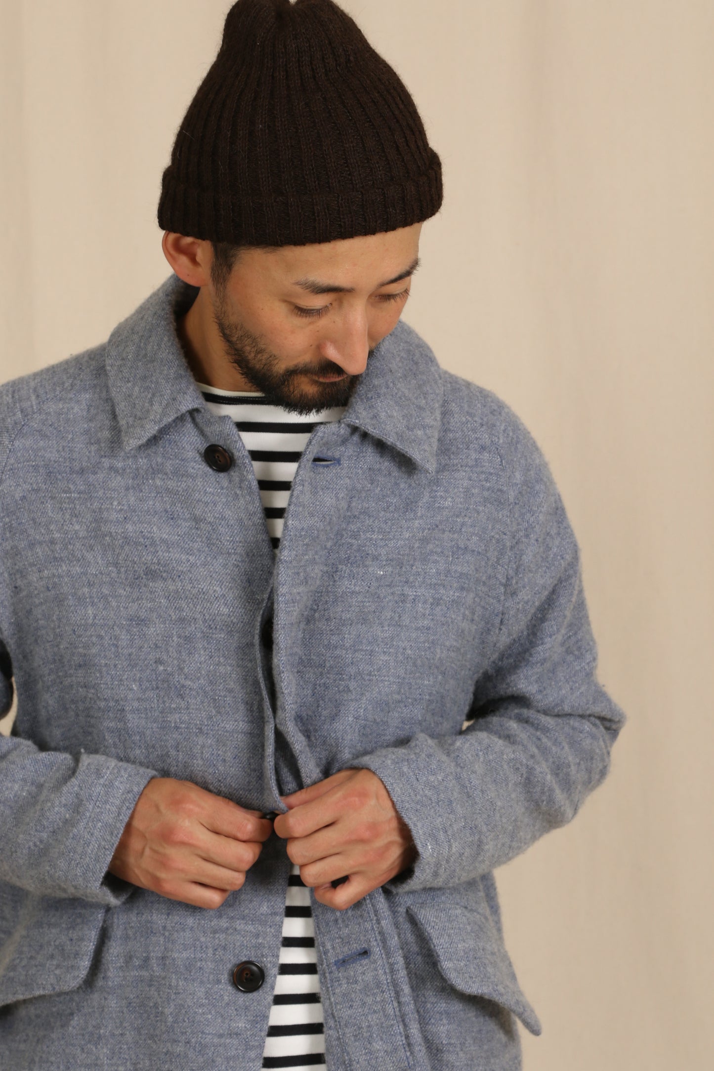 (a) Alpaca Beanie / b) Wool Watch Cap