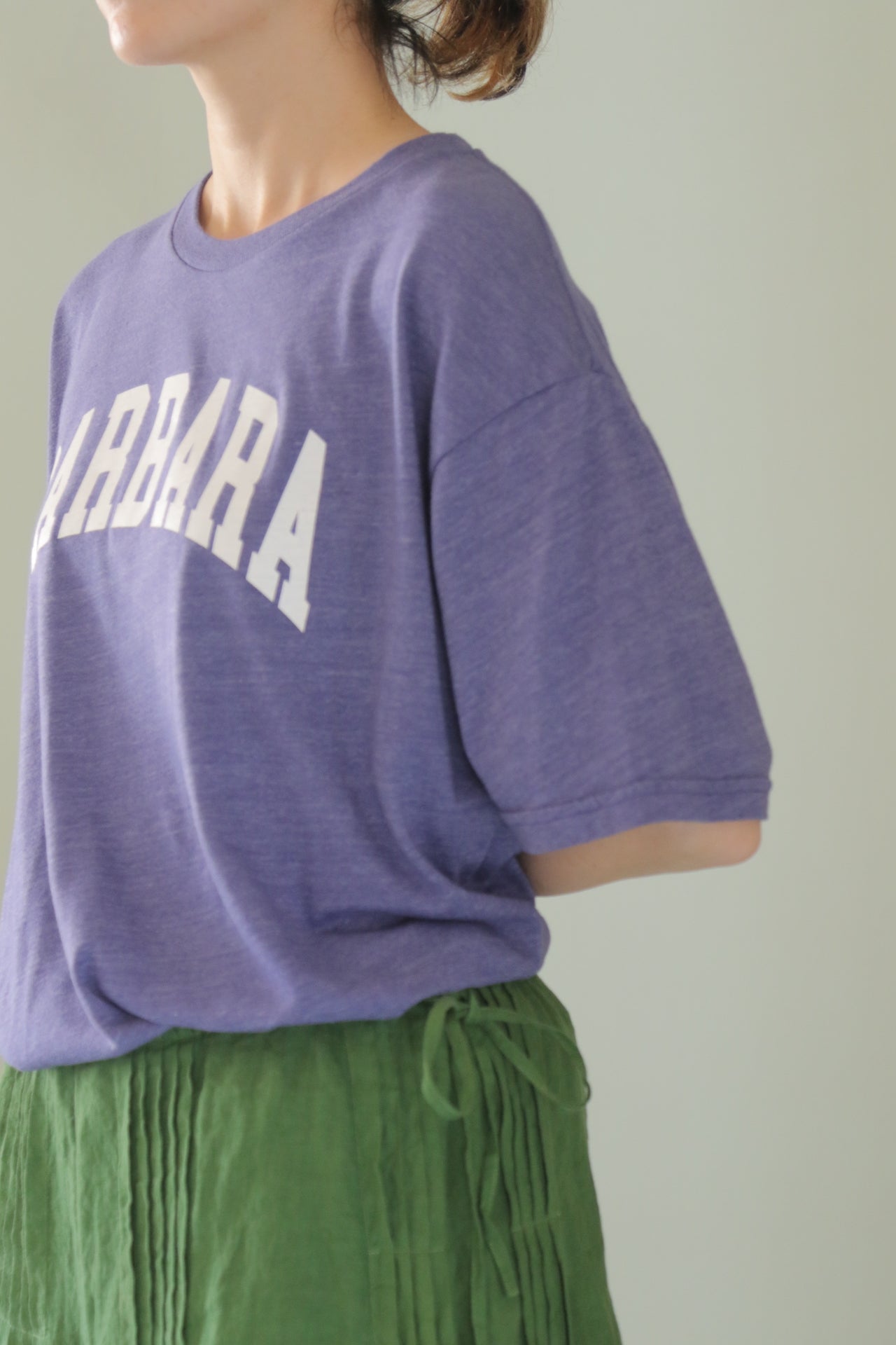 Short sleeve T-shirt/TRI BLEND TEE/BARBARA