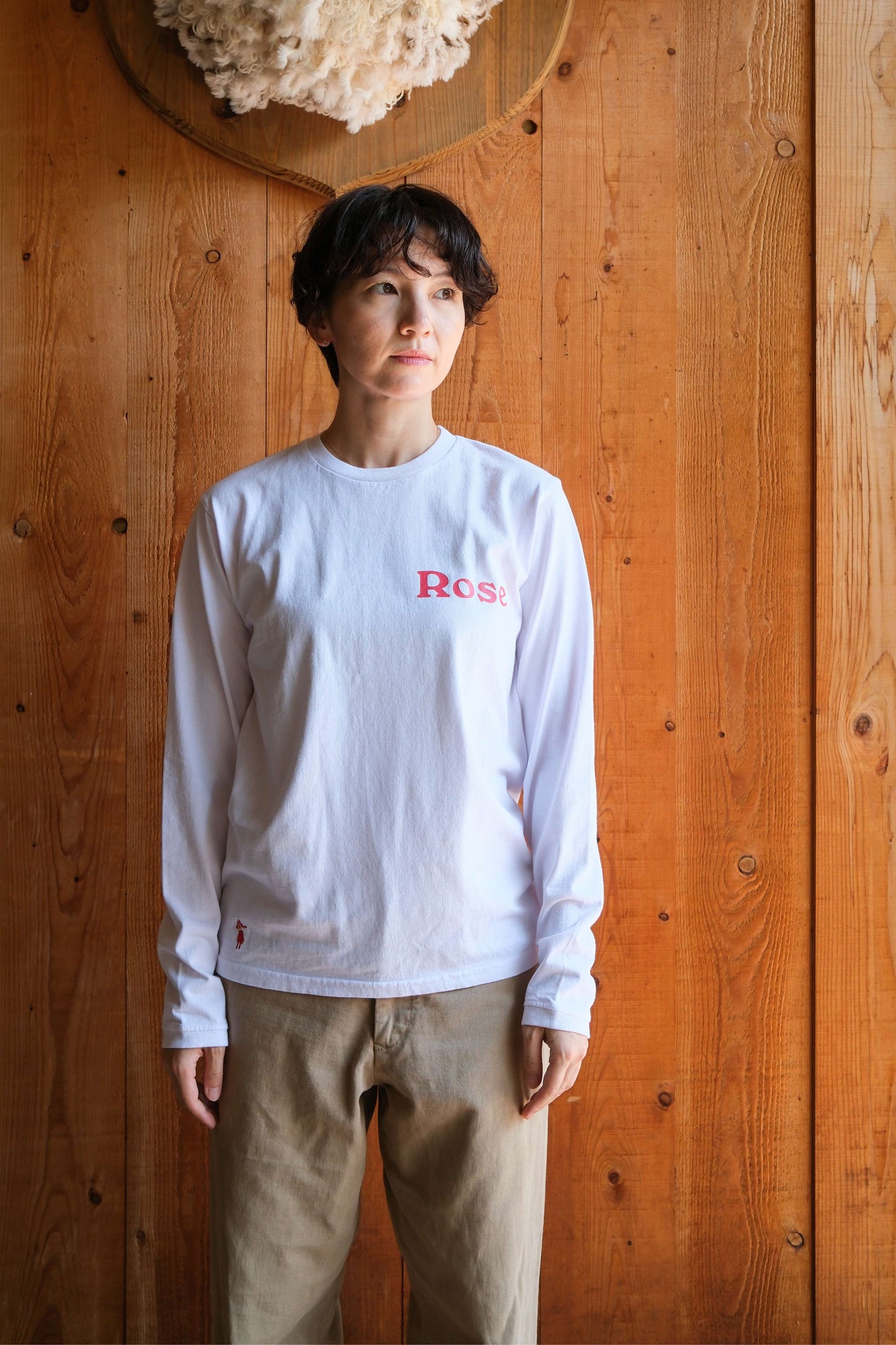 Long sleeve T-shirt/ Rose - Love