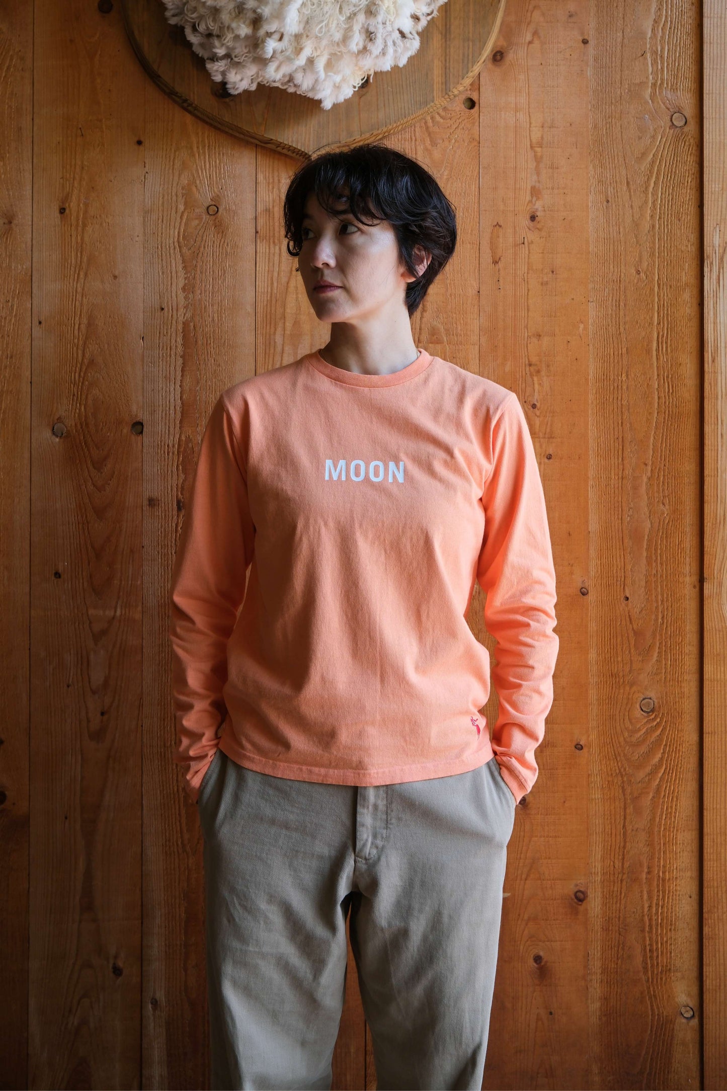 Long sleeve T-shirt/ MOON - SHINE