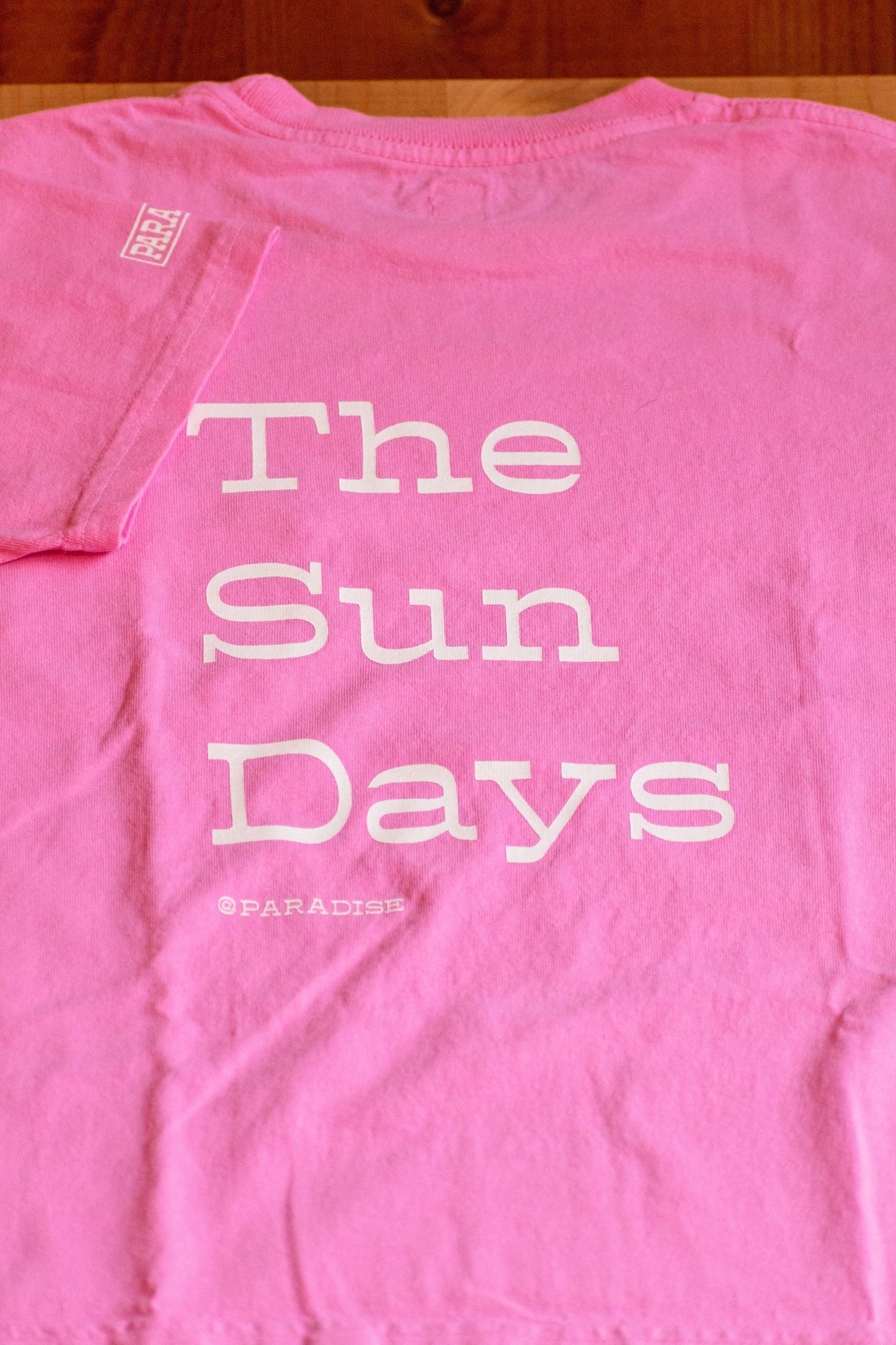 Short sleeve pocket T-shirt/The Sun Days
