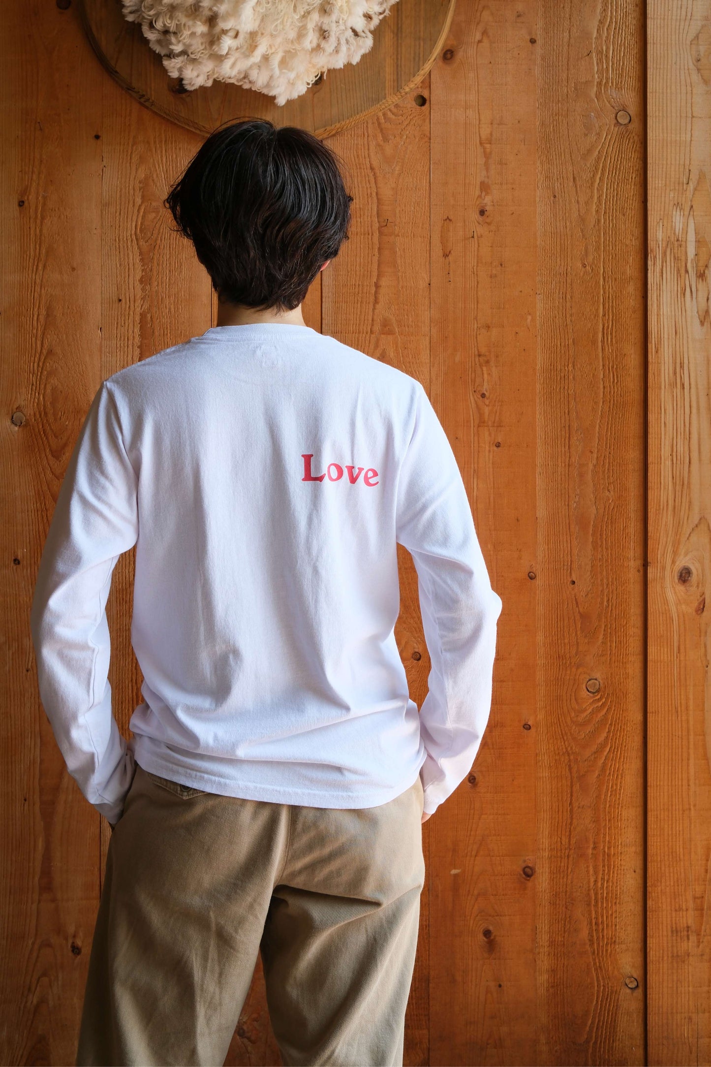 Long sleeve T-shirt/ Rose - Love