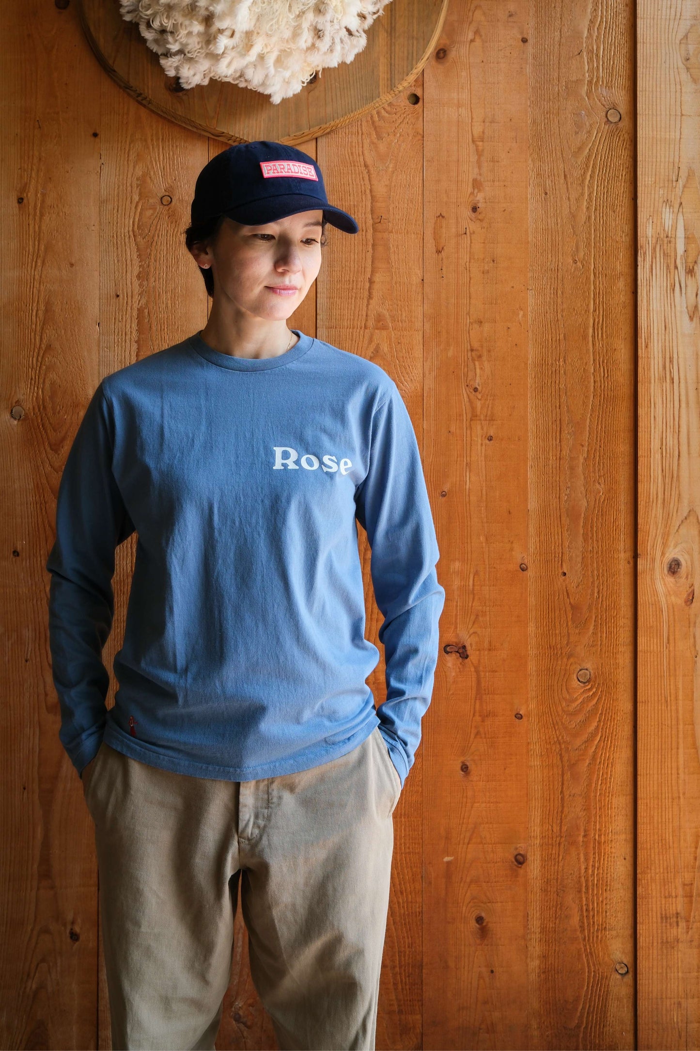 Long sleeve T-shirt/ Rose - Love