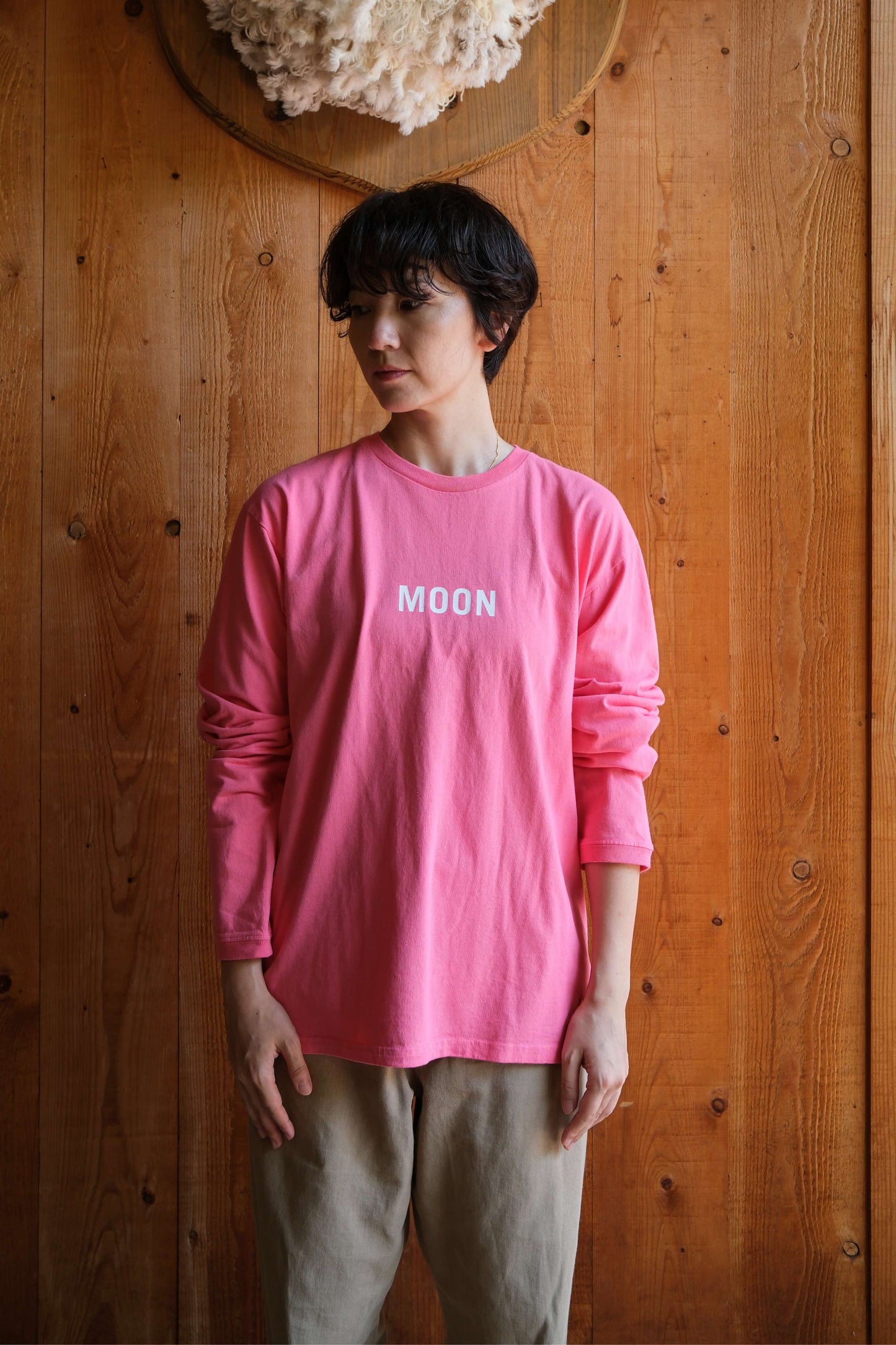 Long sleeve T-shirt/ MOON - SHINE