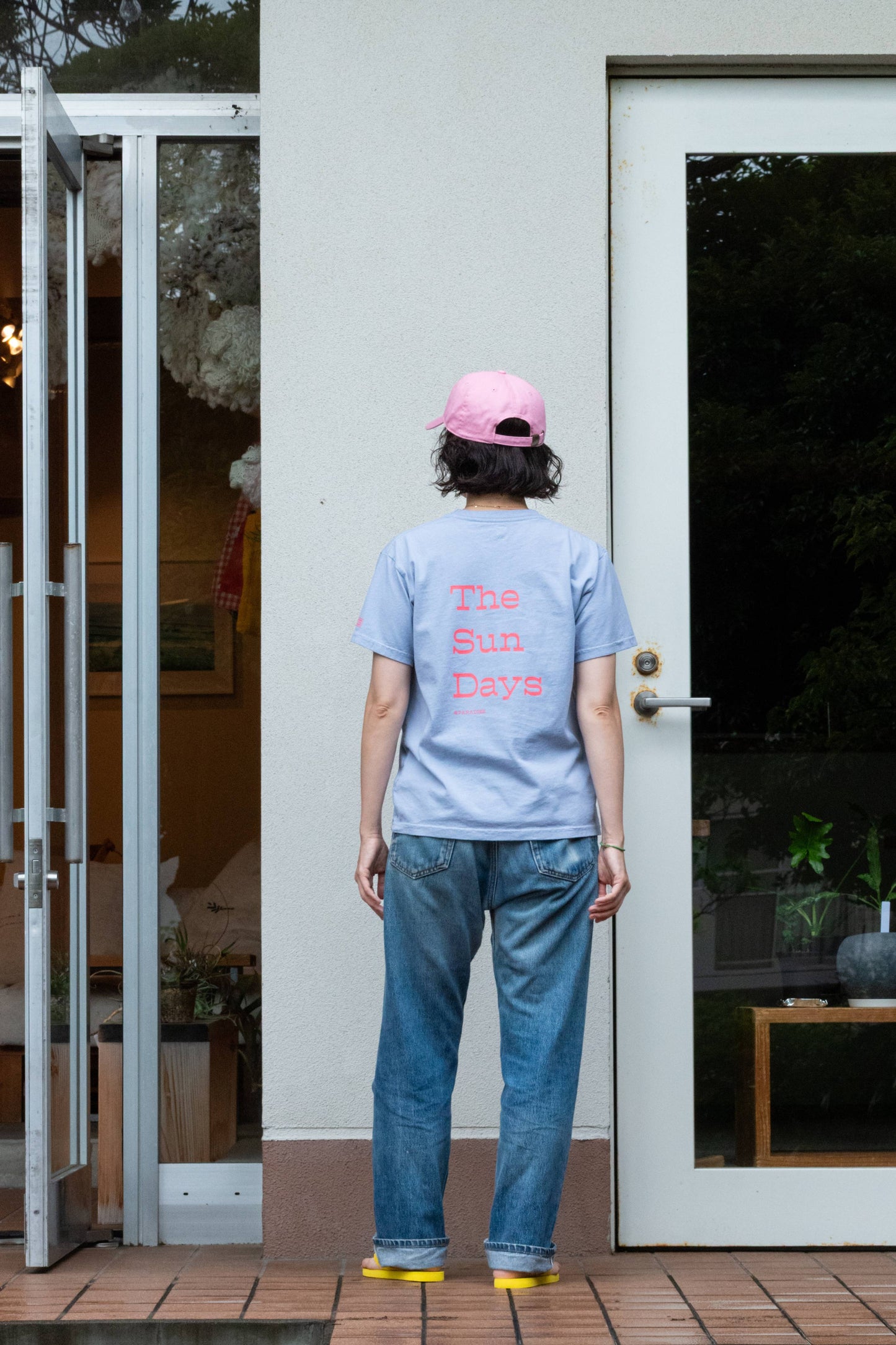 Short sleeve pocket T-shirt/The Sun Days