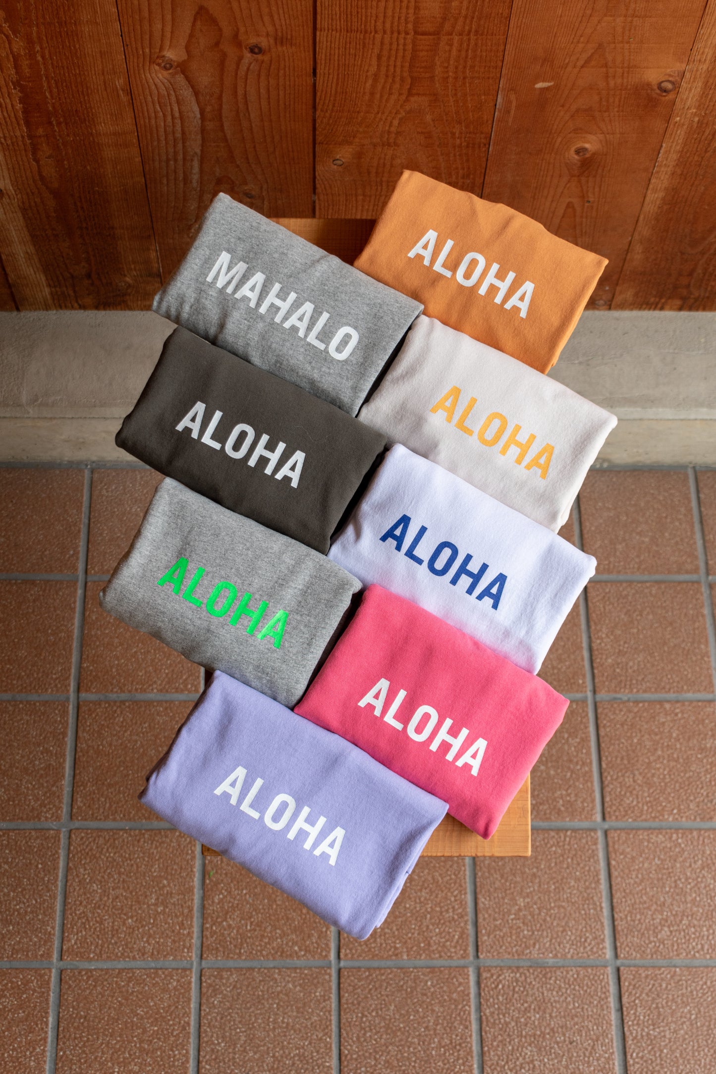 Long sleeve T-shirt / ALOHA-MAHALO