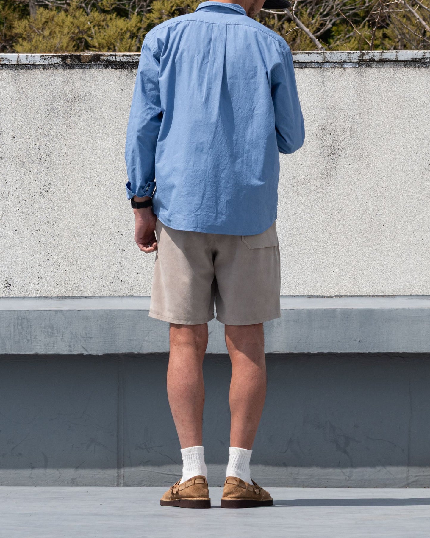 DWELLER EASY SHORTS sheep leather