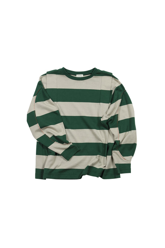 Border big sleeve tee