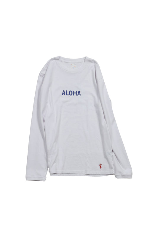 Long sleeve T-shirt /  ALOHA-MAHALO