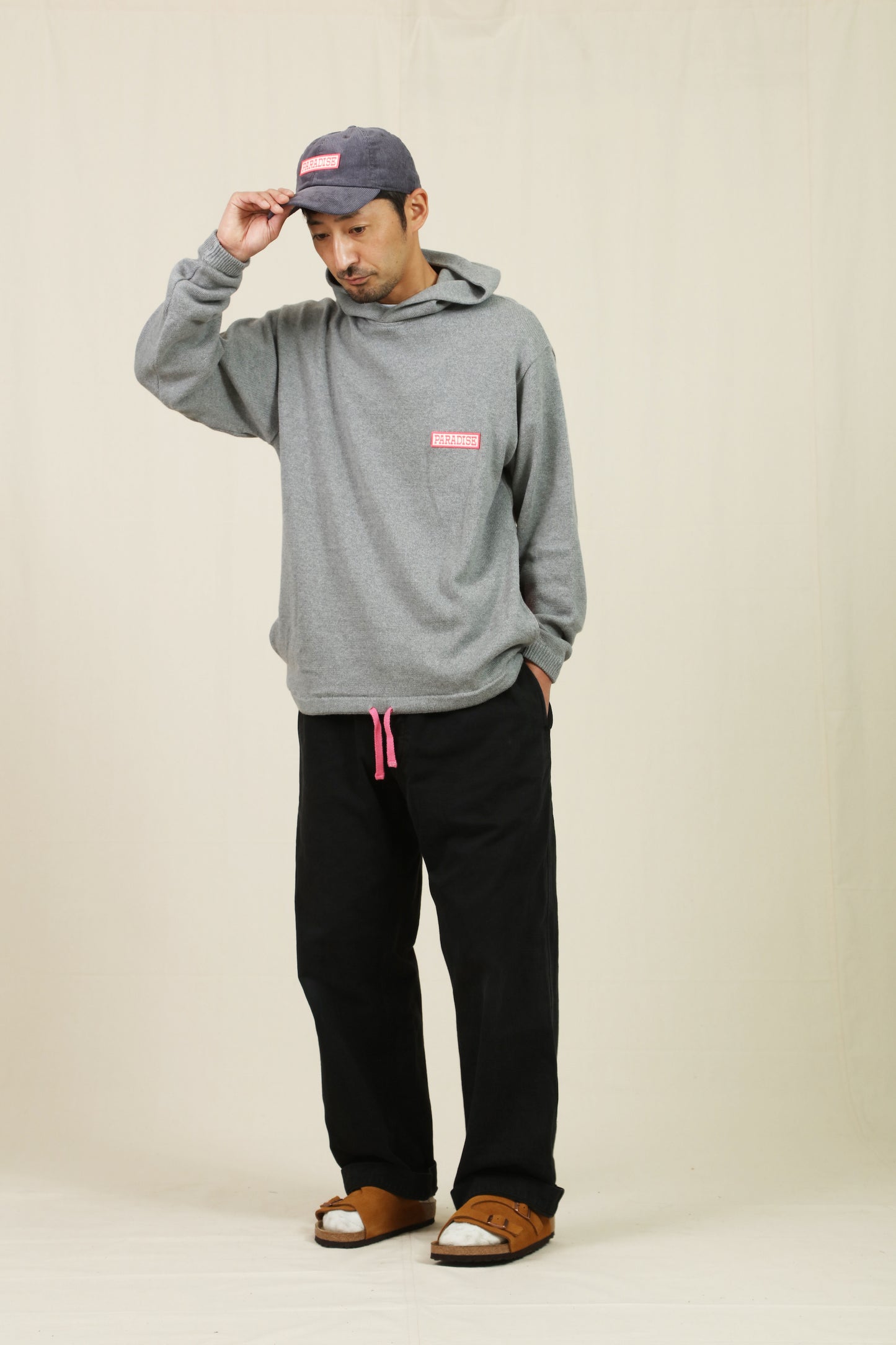 COTTON KNIT PARKA　