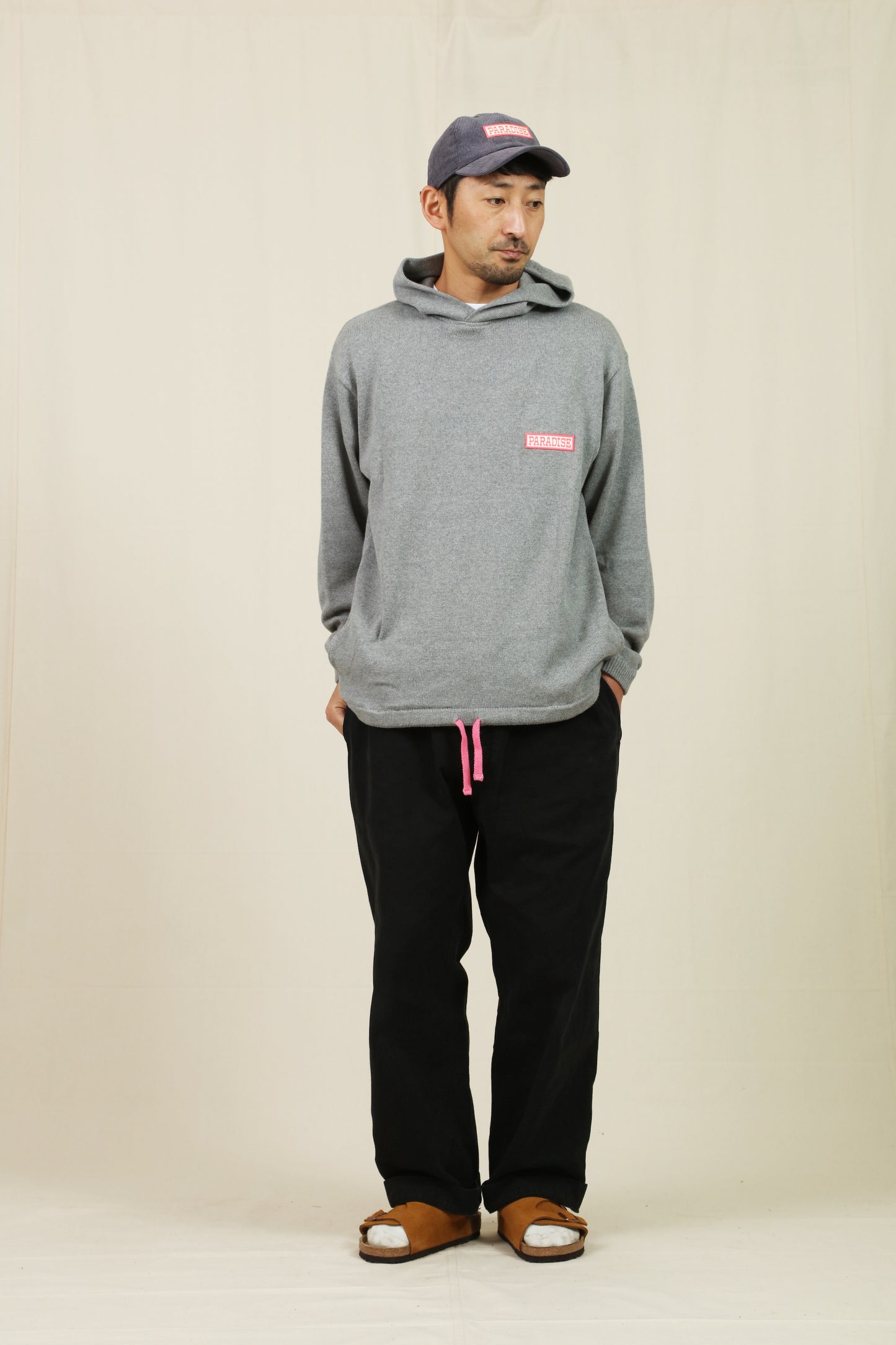 COTTON KNIT PARKA　