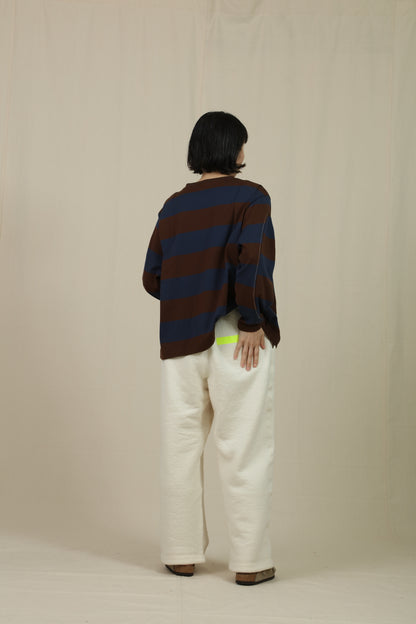 Border big sleeve tee