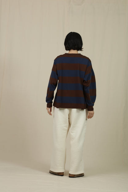 Border big sleeve tee