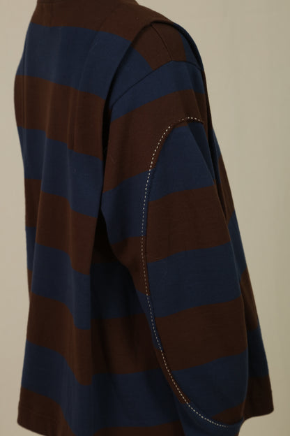 Border big sleeve tee