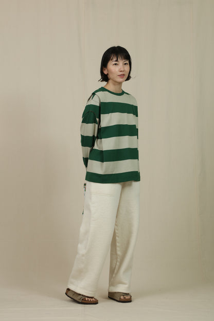 Border big sleeve tee