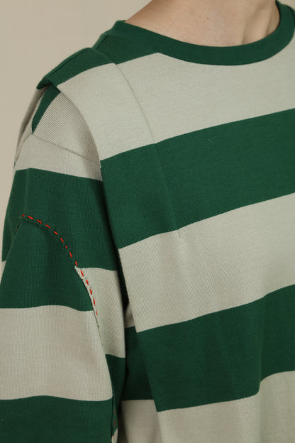 Border big sleeve tee