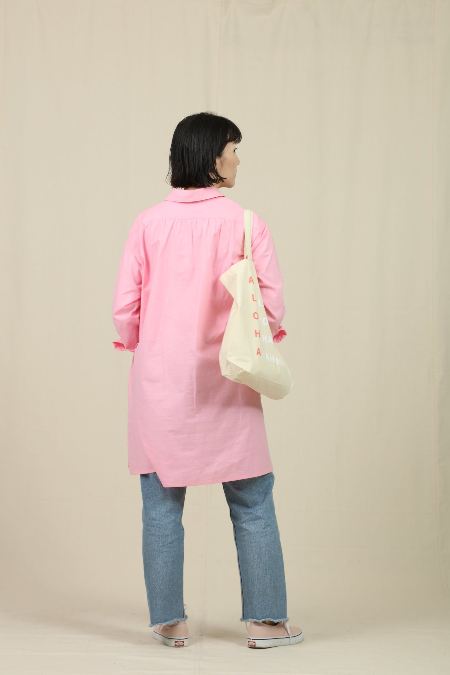 PULLON SHIRT DRESS