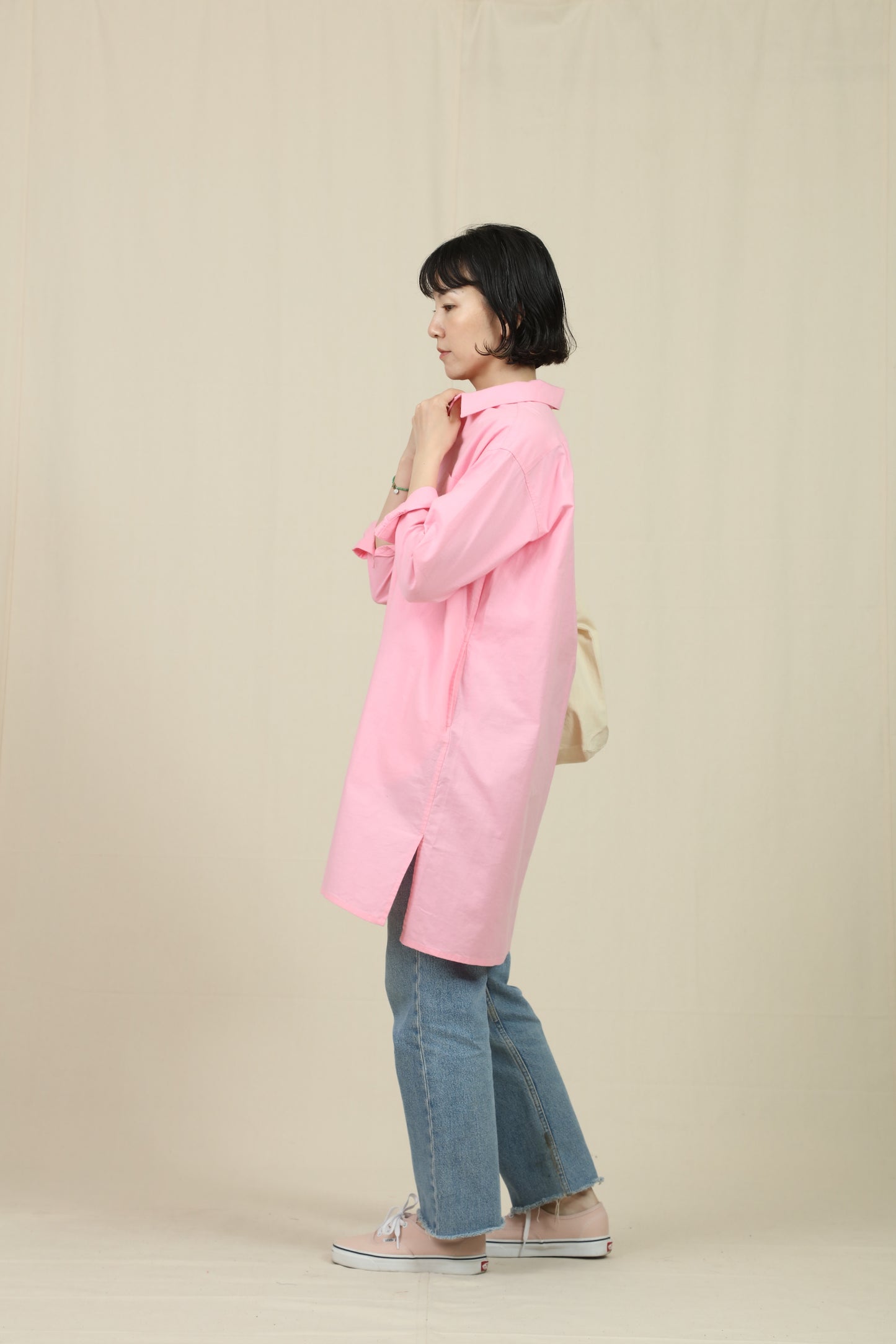 PULLON SHIRT DRESS