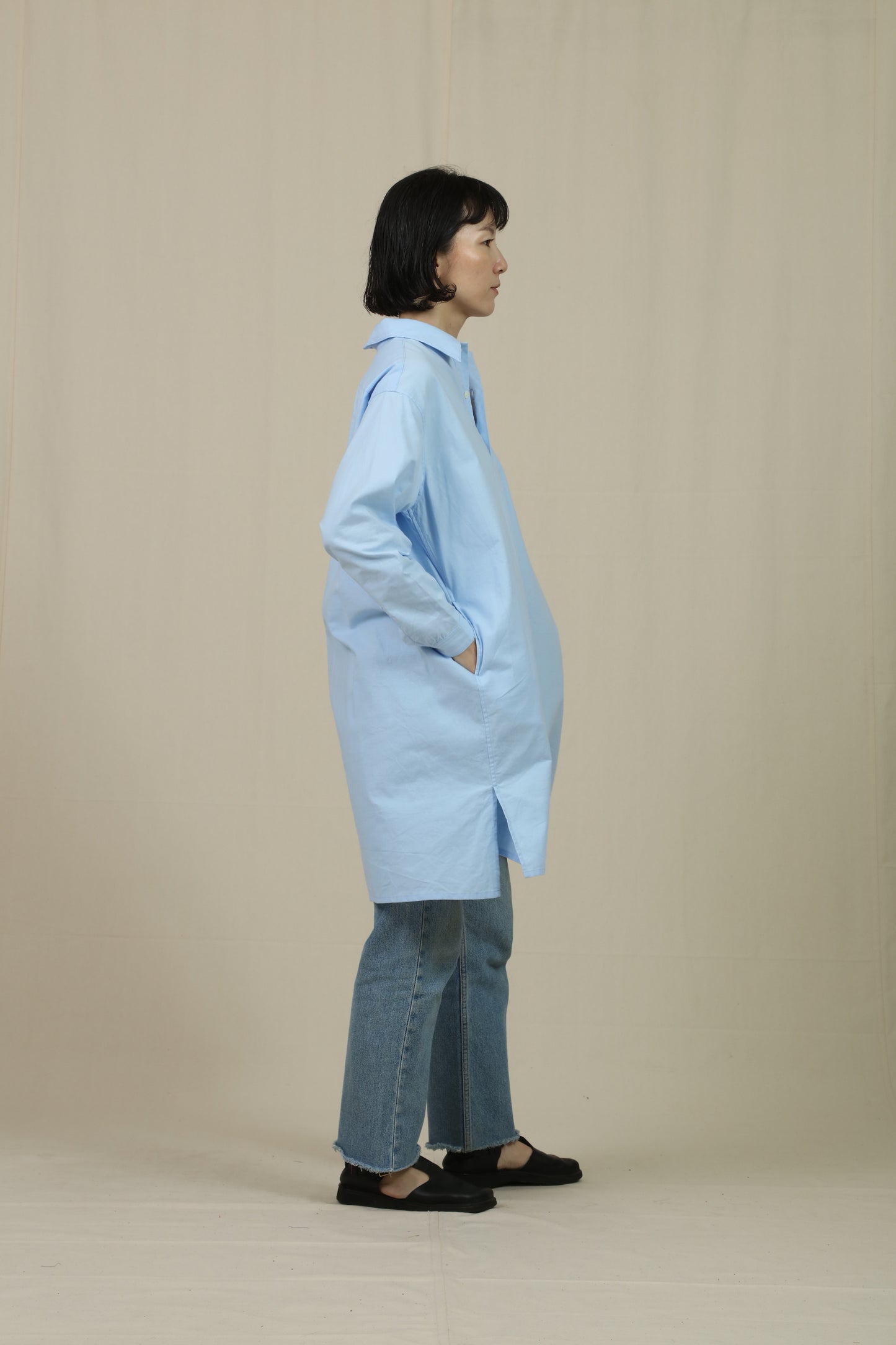 PULLON SHIRT DRESS
