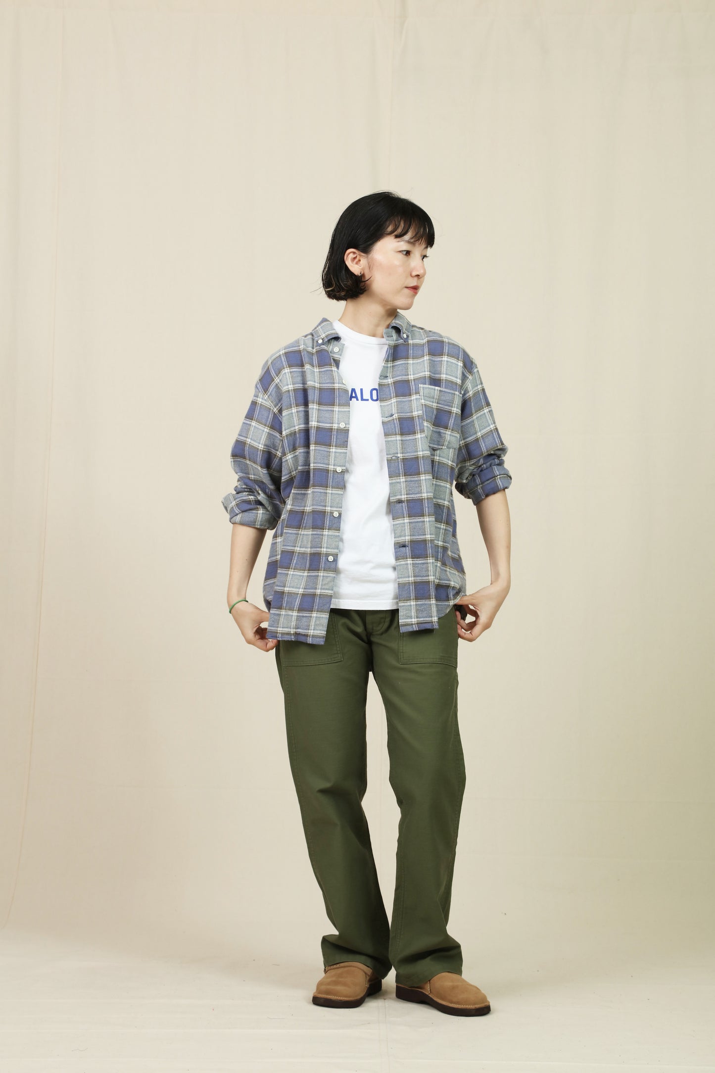 Slip on  shirt, New West Coast button down shirt