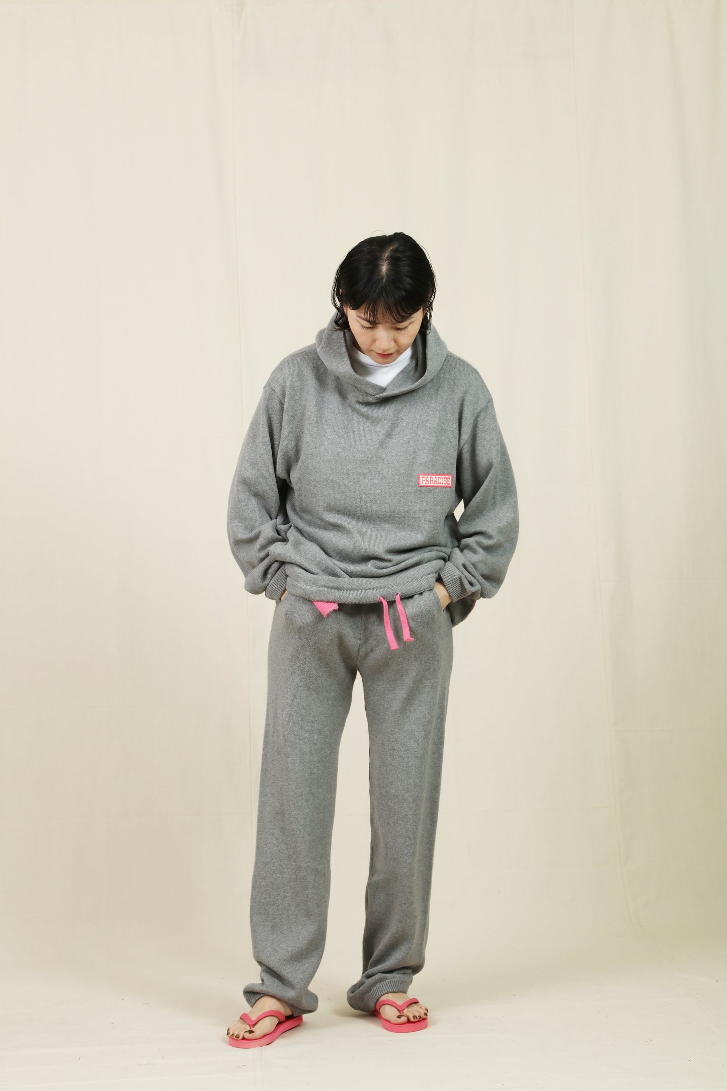 COTTON KNIT PARKA　