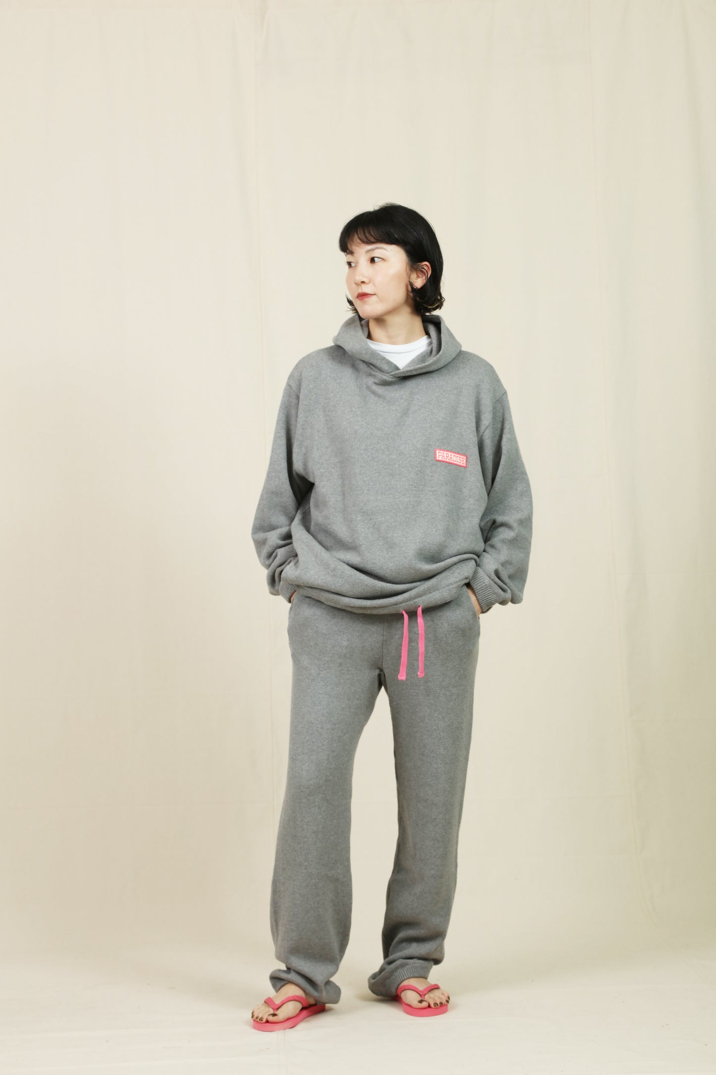 COTTON KNIT PANTS