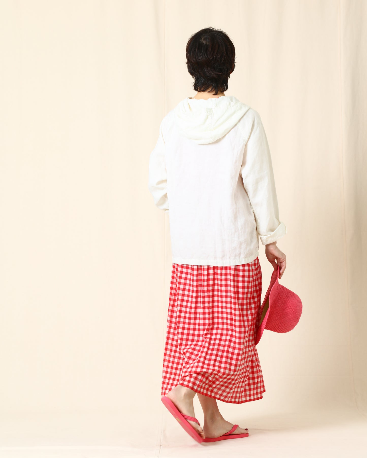 Gingham Check Cami Dress / injiri