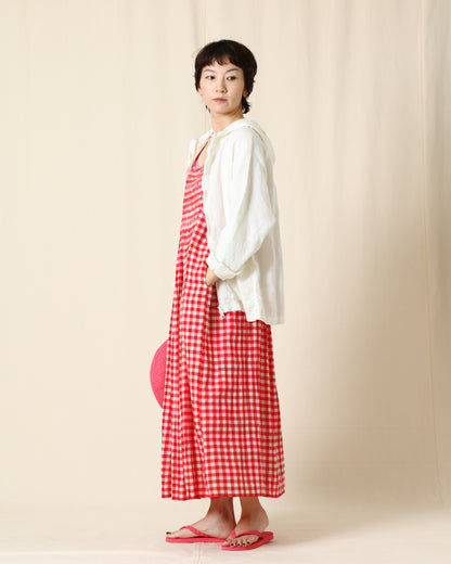 Gingham Check Cami Dress / injiri