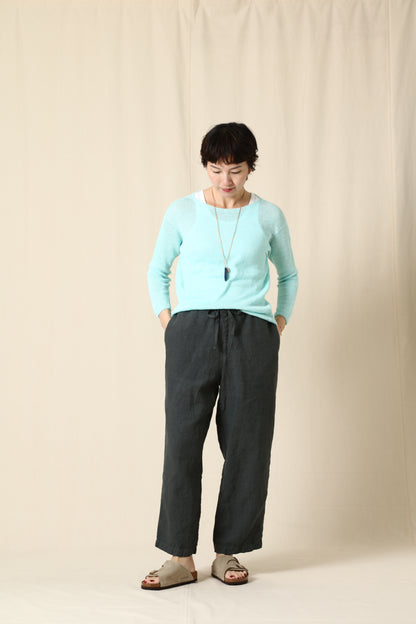 SEA SALT_3/4 SLEEVE PULLOVER