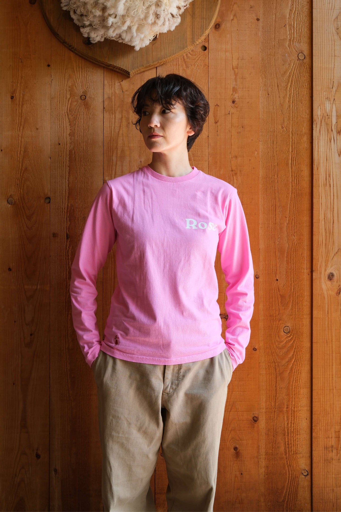 Long sleeve T-shirt/ Rose - Love
