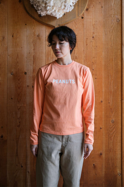 Long sleeve T-shirt/ PEANUTS - BUTTER