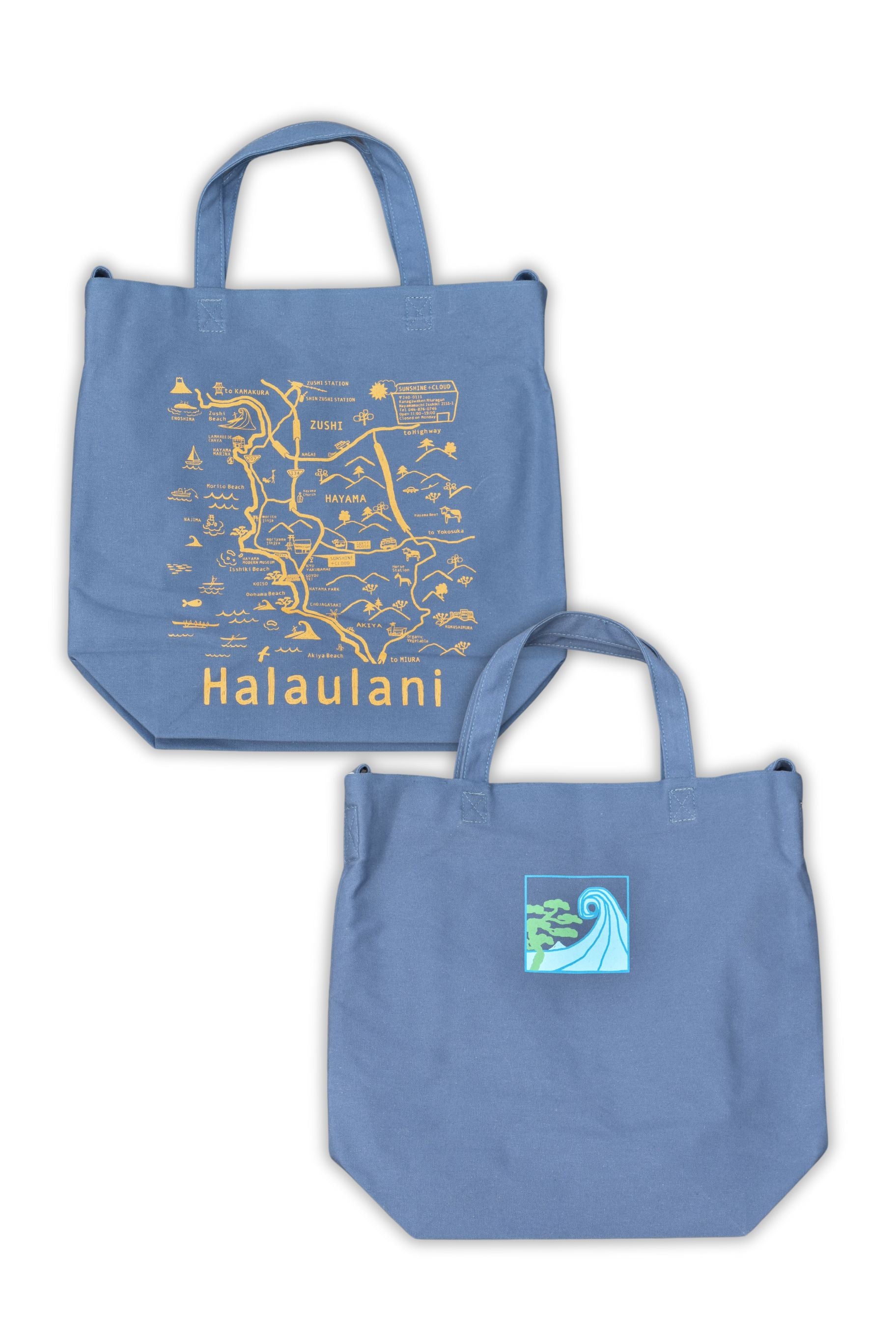 Sunshine+Cloud 黒 トートバッグ SUNSHINE + CLOUD/ GROWN IN THE SUN LITTLE MARKETBAG – haus