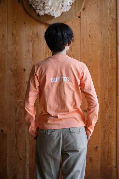 Long sleeve T-shirt/ PEANUTS - BUTTER