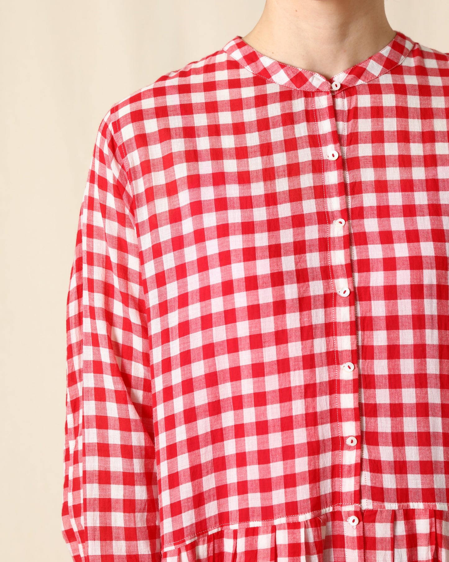 Gingham Check Dress / injiri