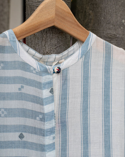 Blue Stripe Dress / injiri