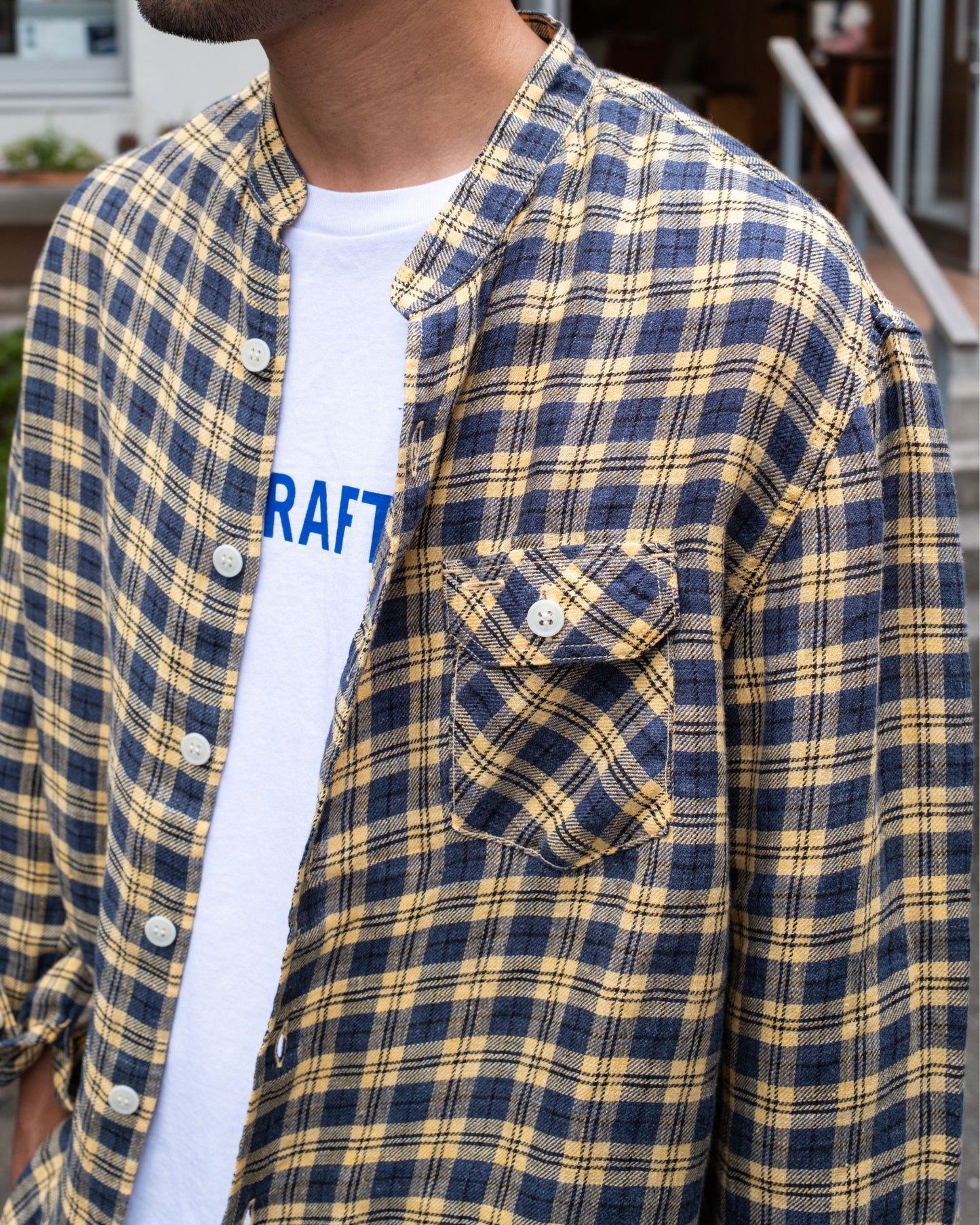 STANDA MALIBU / LINEN TARTAN CHECK