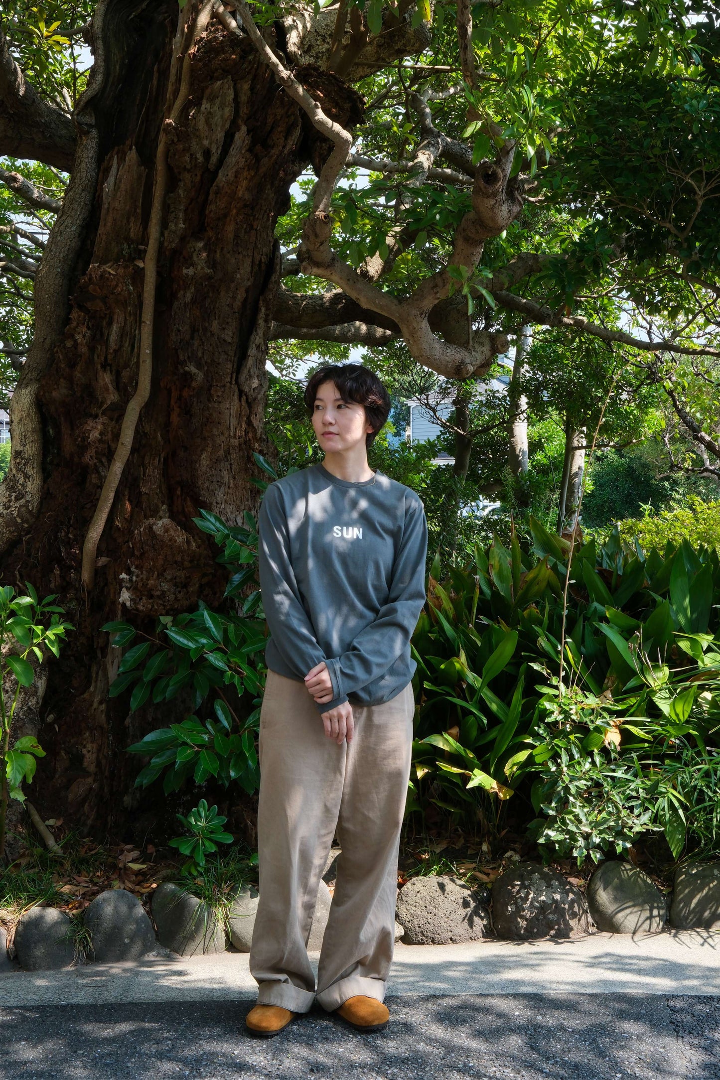 Long sleeve T-shirt/ SUN - FLOWER