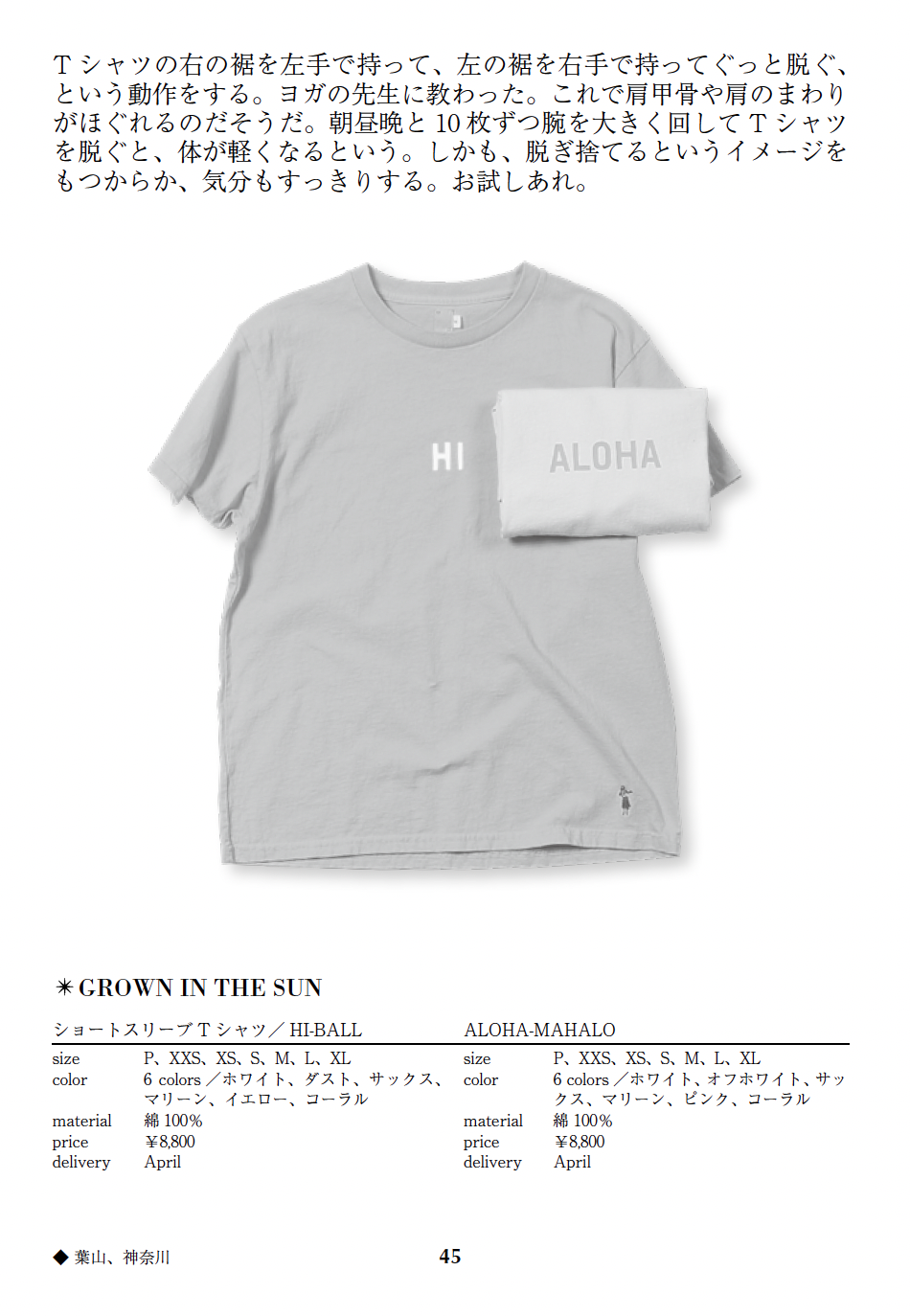 Short sleeve T-shirt/HI-BALL