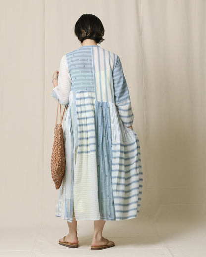 Blue Stripe Dress / injiri